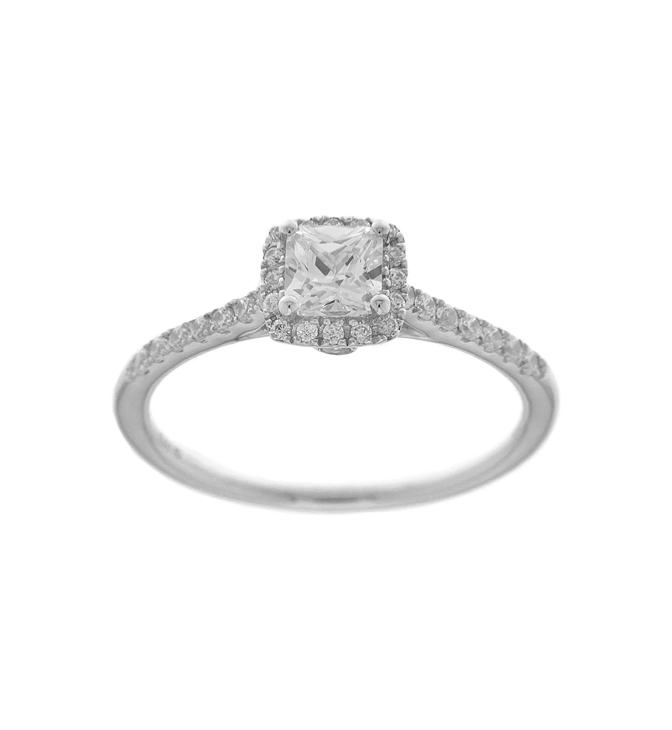 1 ct. t.w. Diamond Engagement Ring in 14K White Gold 