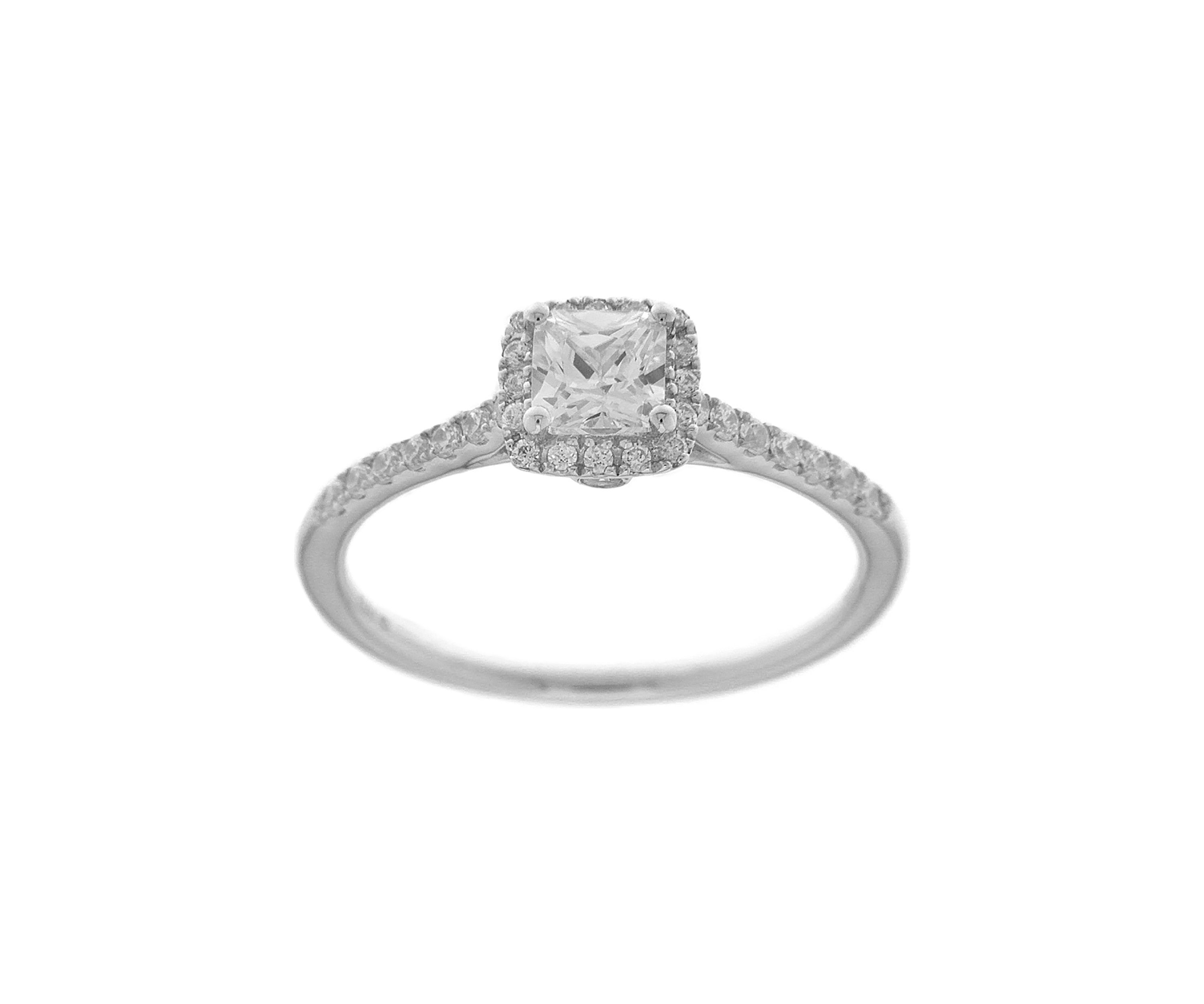 1 ct. t.w. Diamond Engagement Ring in 14K White Gold 