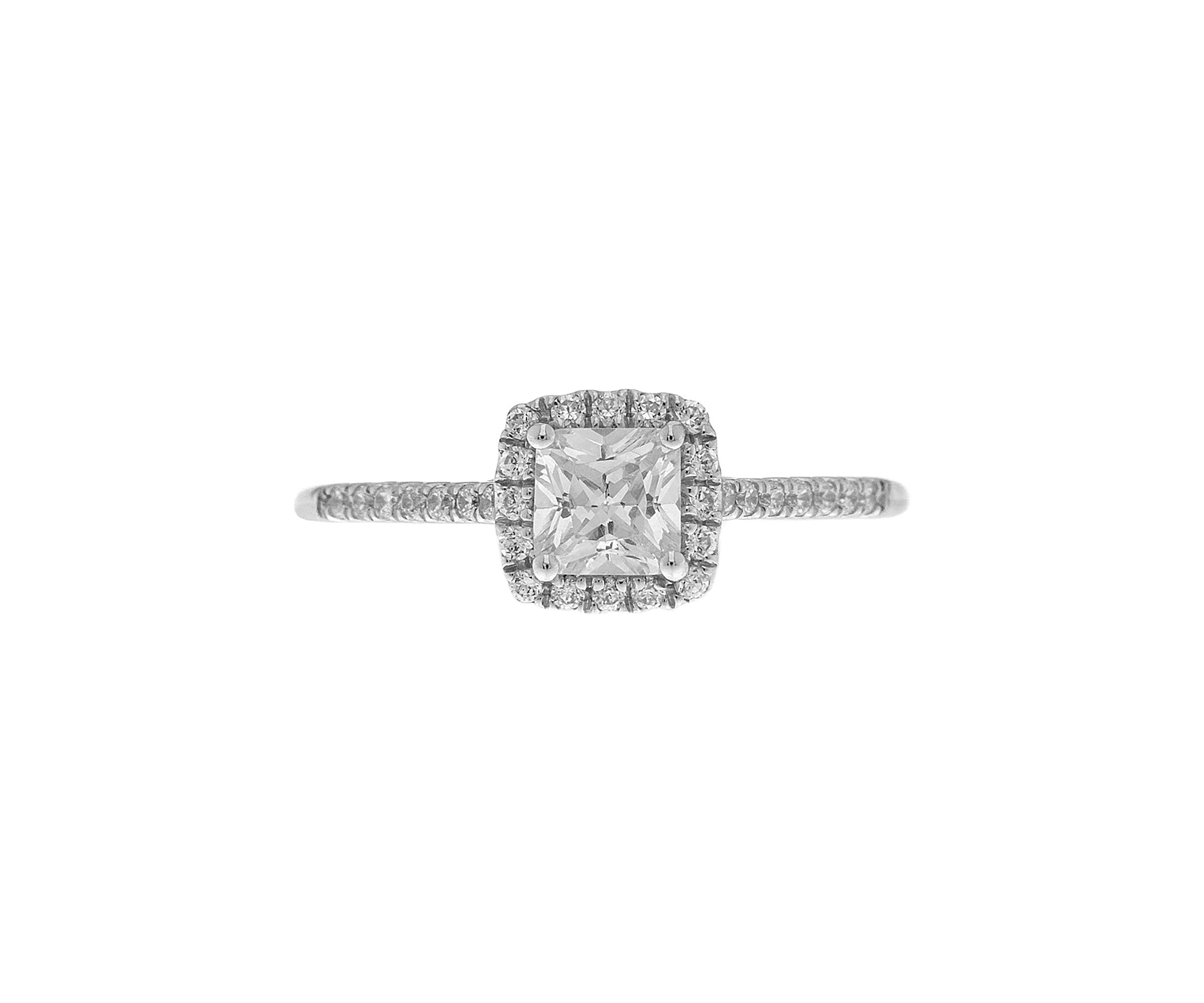 1 ct. t.w. Diamond Engagement Ring in 14K White Gold 