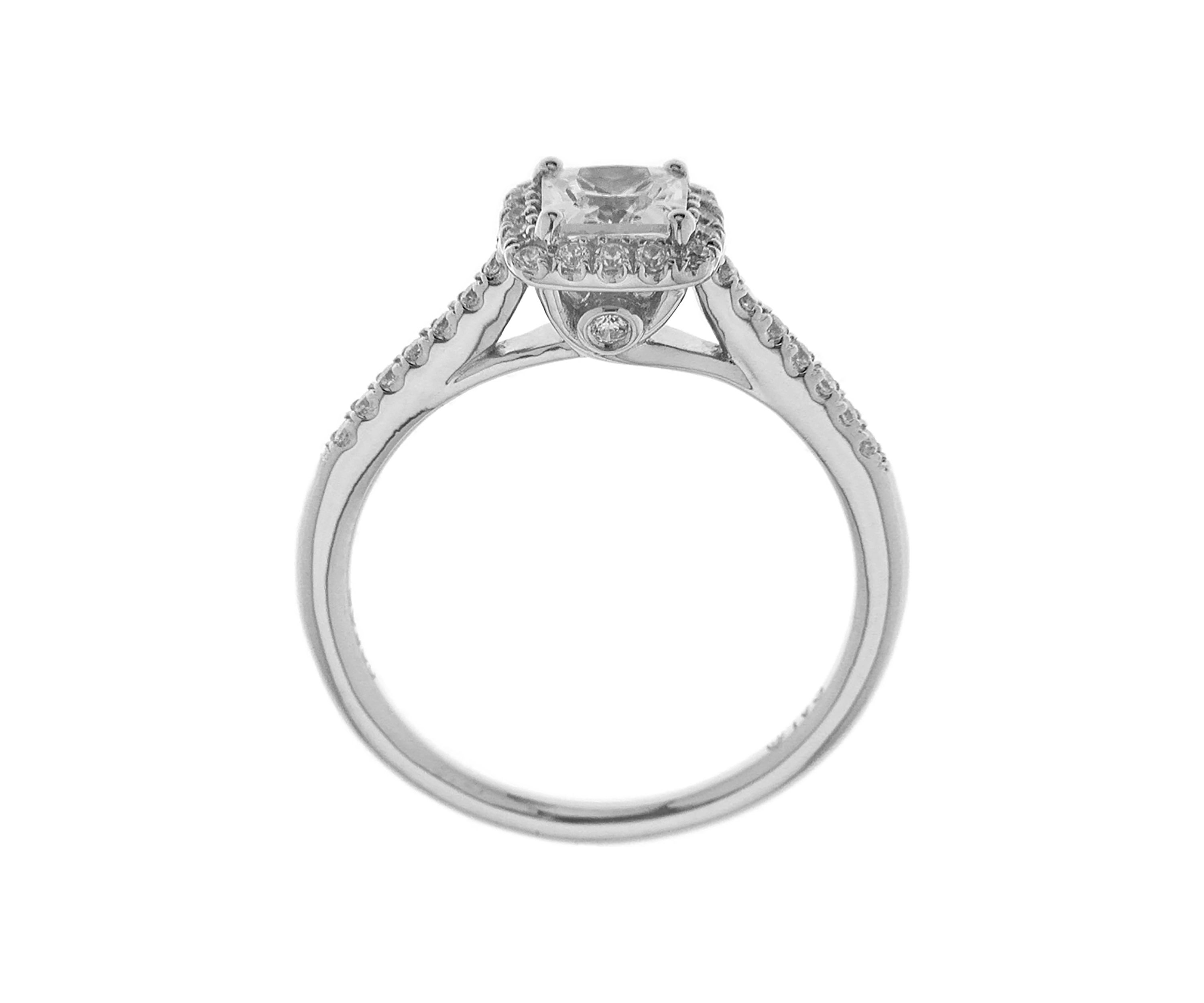 1 ct. t.w. Diamond Engagement Ring in 14K White Gold 