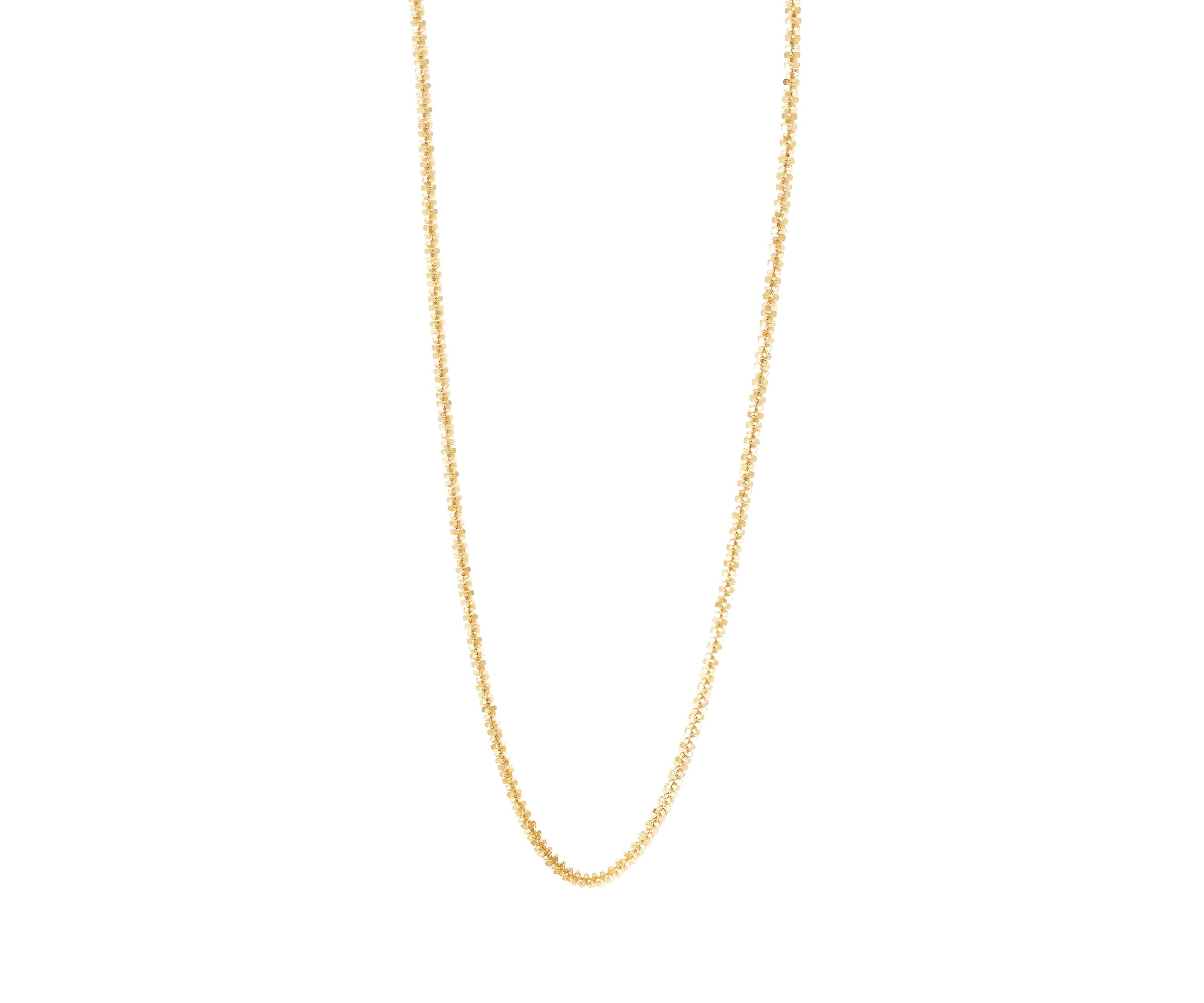 1.25 Millimeter Tist Criss Cross Chain in 14K Yellow Gold