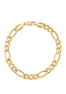 Belk & Co. Men's Chain Bracelet in 14K Yellow Gold | belk