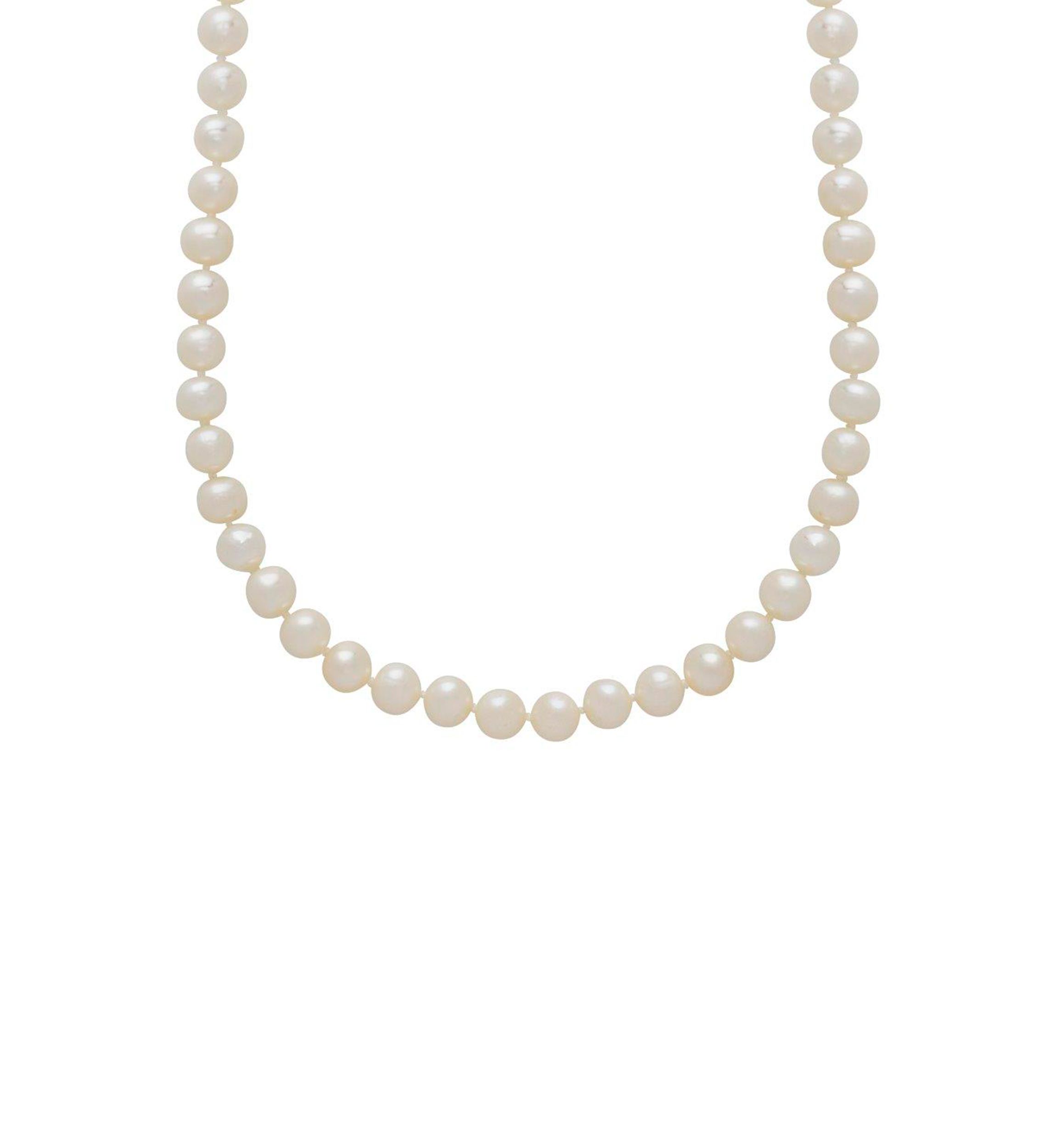 14K Yellow Gold Freshwater Pearl Strand Necklace