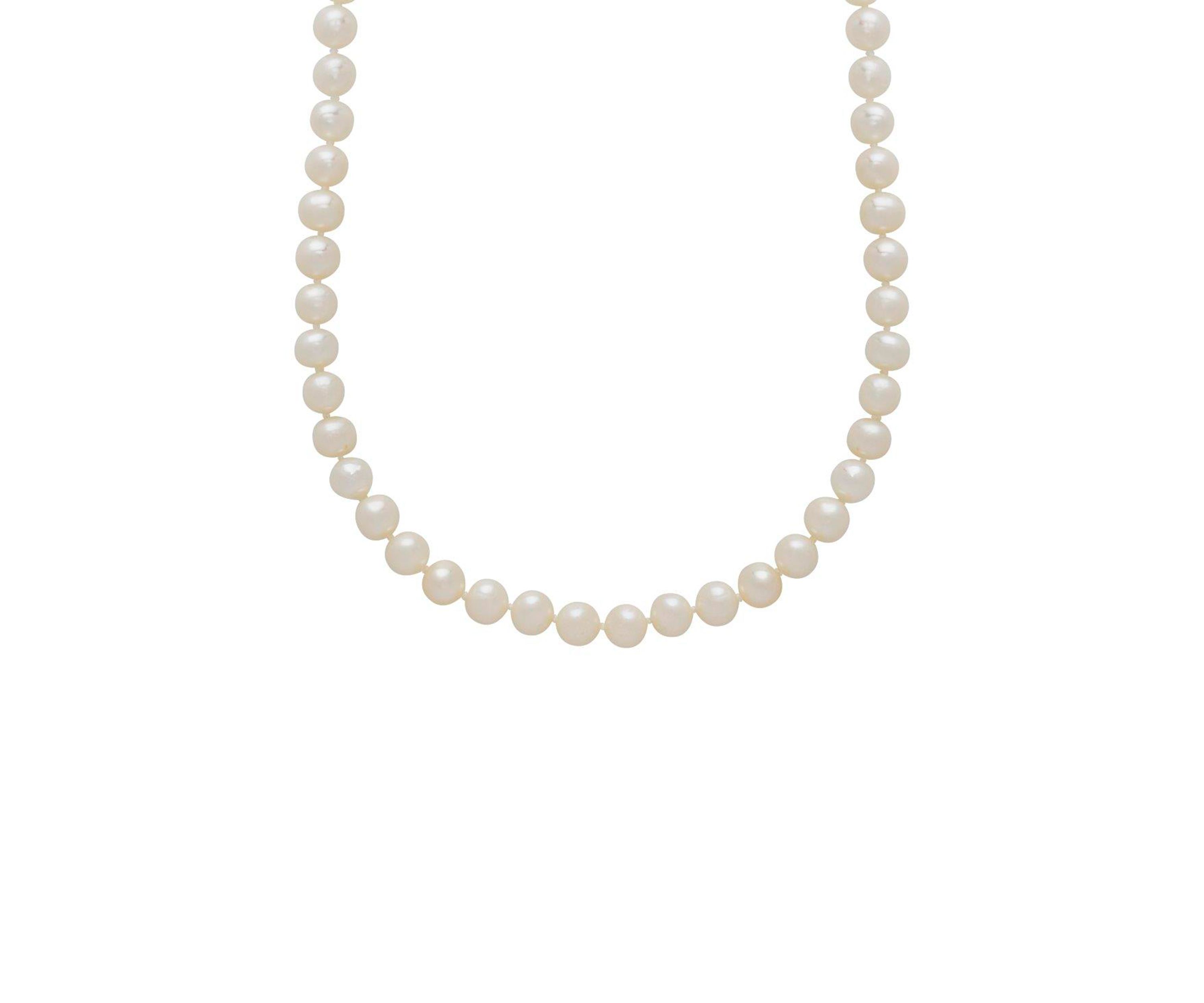 14K Yellow Gold Freshwater Pearl Strand Necklace