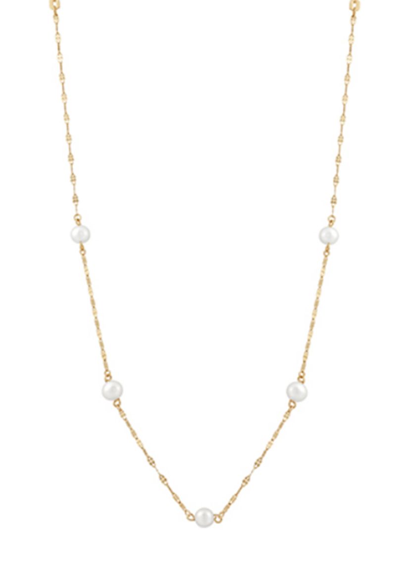 Pearl Pendant in 14K Yellow Gold
