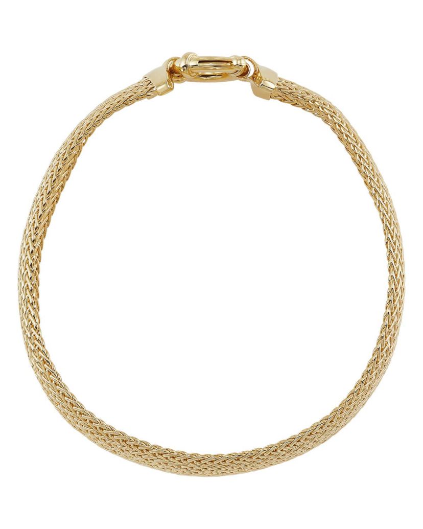 14K Yellow Gold Mesh Bracelet