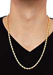 Rope Chain Necklace in 14k Yellow Gold
