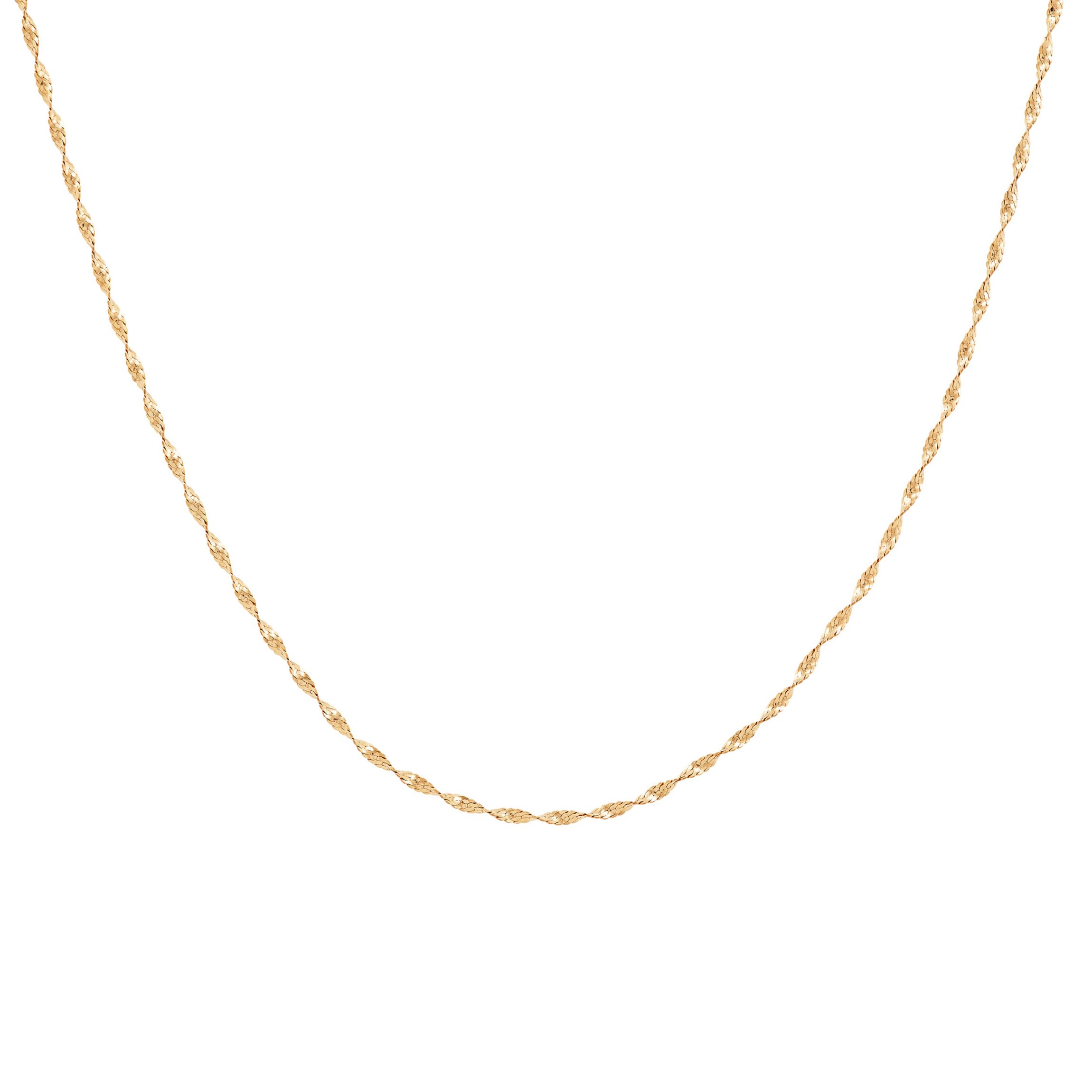 14K Yellow Gold .20mm Bonanza Chain