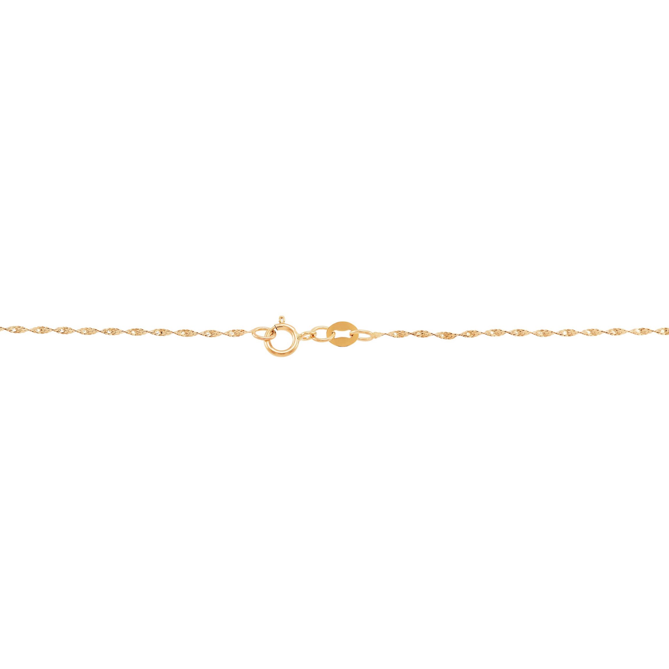 14K Yellow Gold .20mm Bonanza Chain