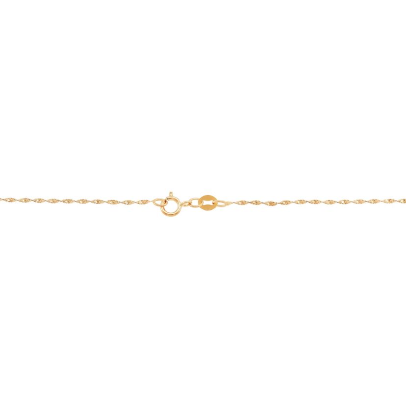 14K Yellow Gold .20mm Bonanza Chain