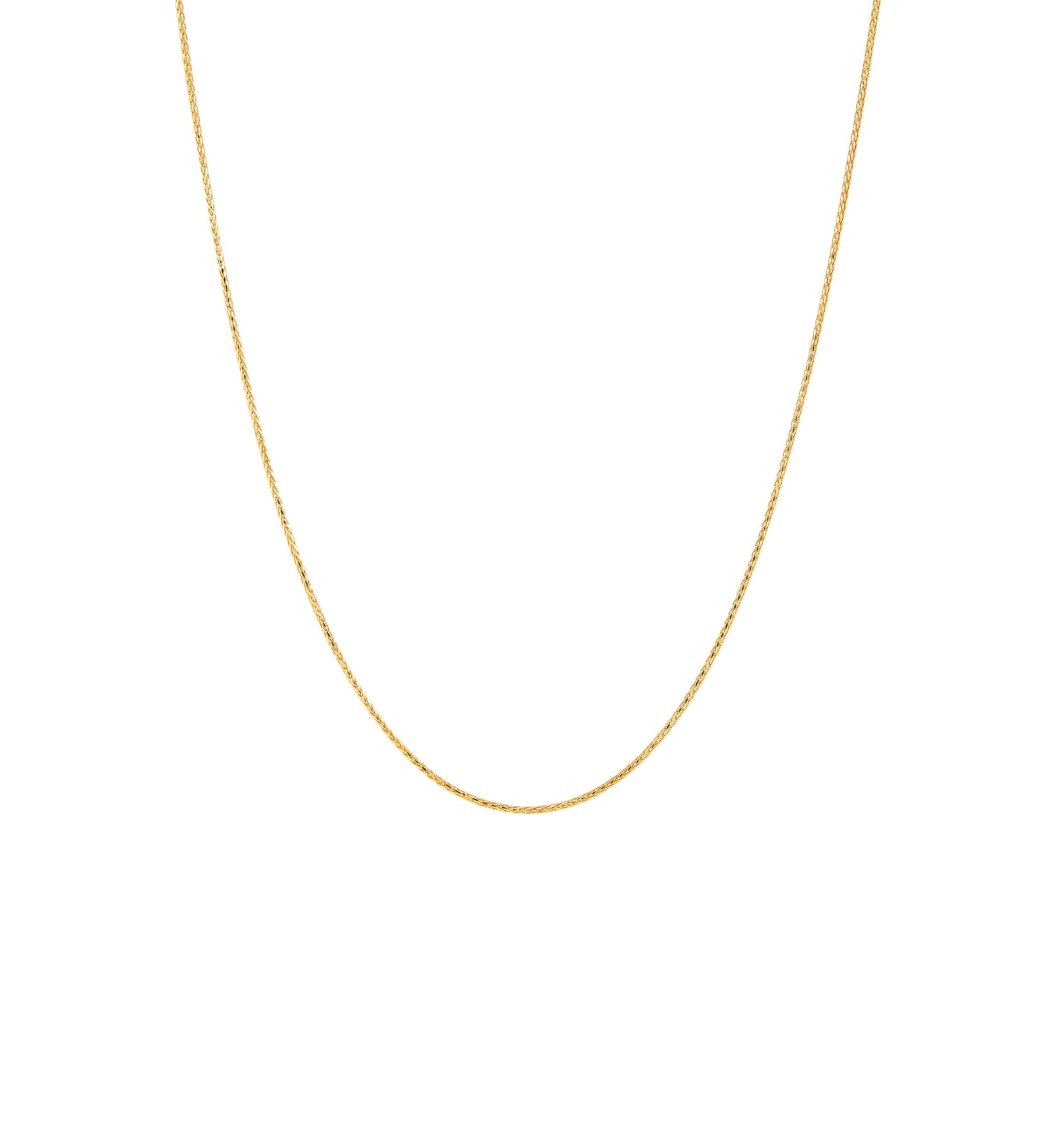 14K Yellow Gold .25mm Spiga Chain