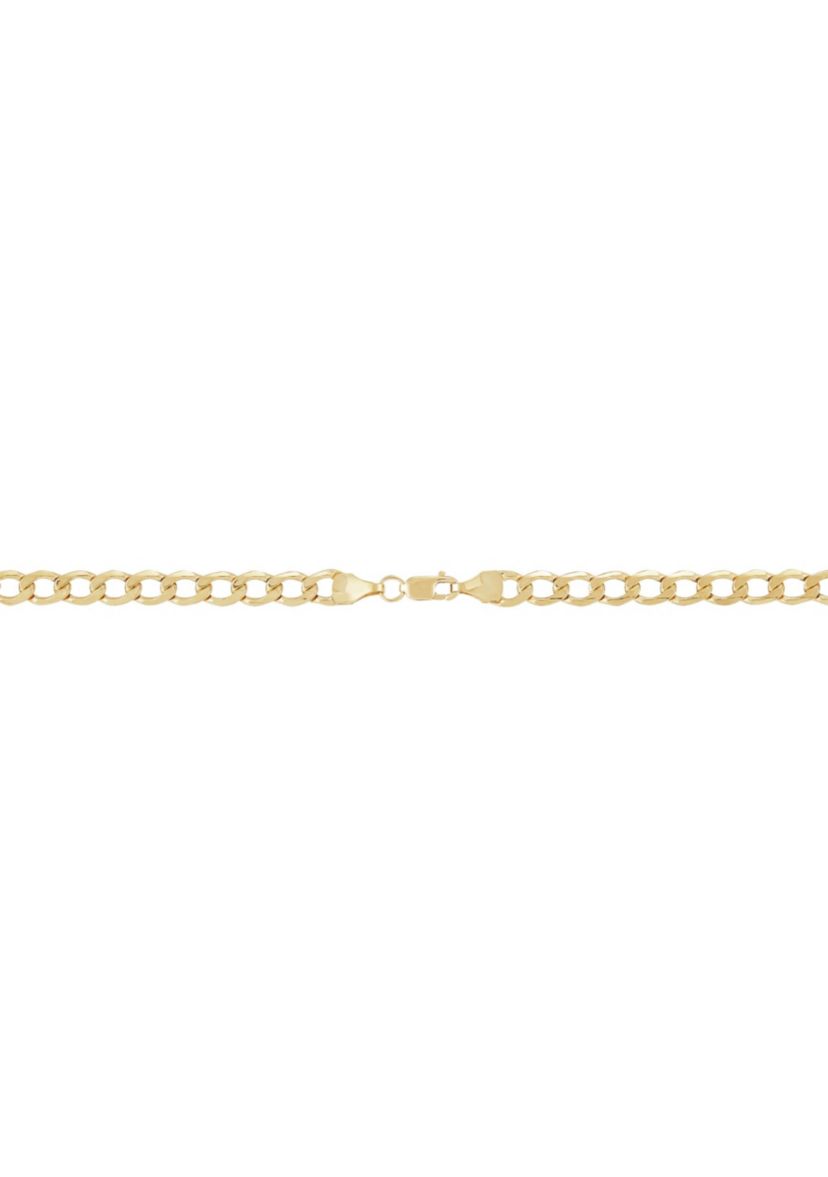 14K Yellow Gold 1.20mm Curb Chain