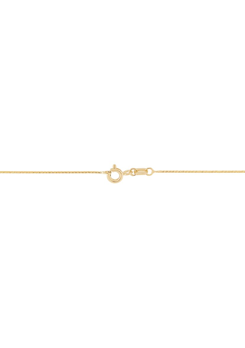 Solid Wheat Chain in 14K Yellow Gold