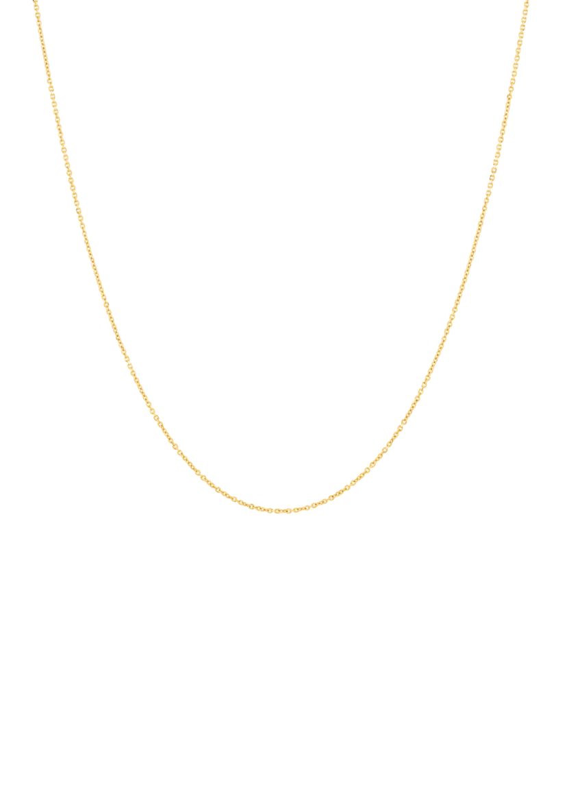 18 Inch Fantasy Chain Necklace in 14K Yellow Gold