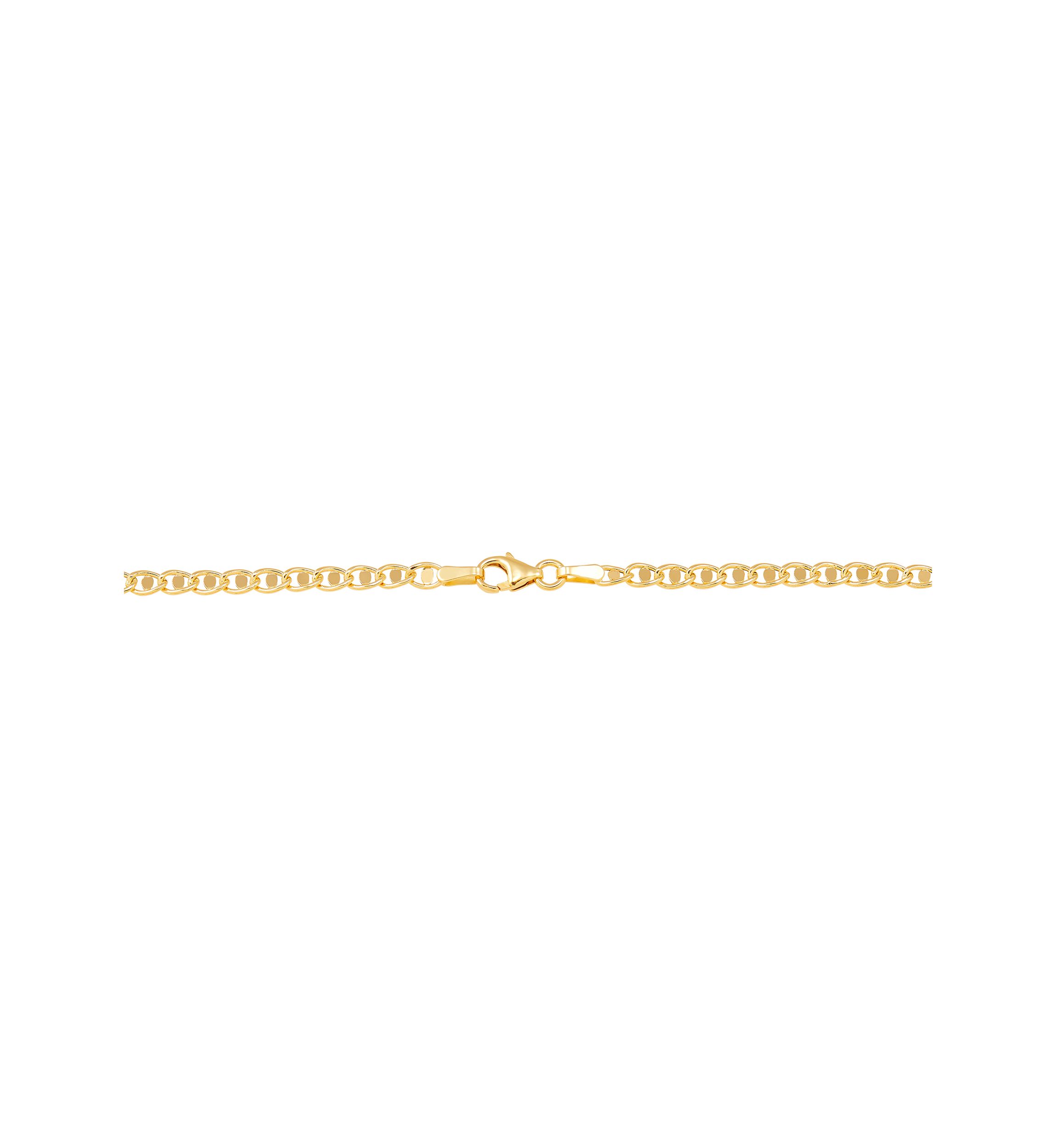 Anchor Chain Bracelet in 14K Yellow Gold