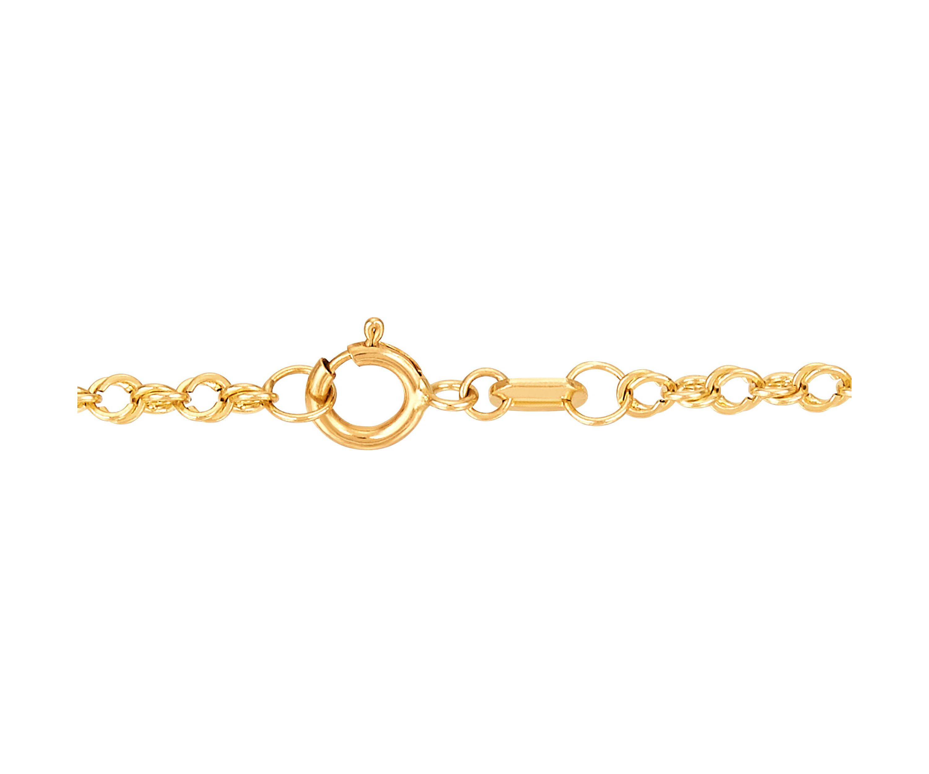 14K Yellow Gold .16mm Cable Chain