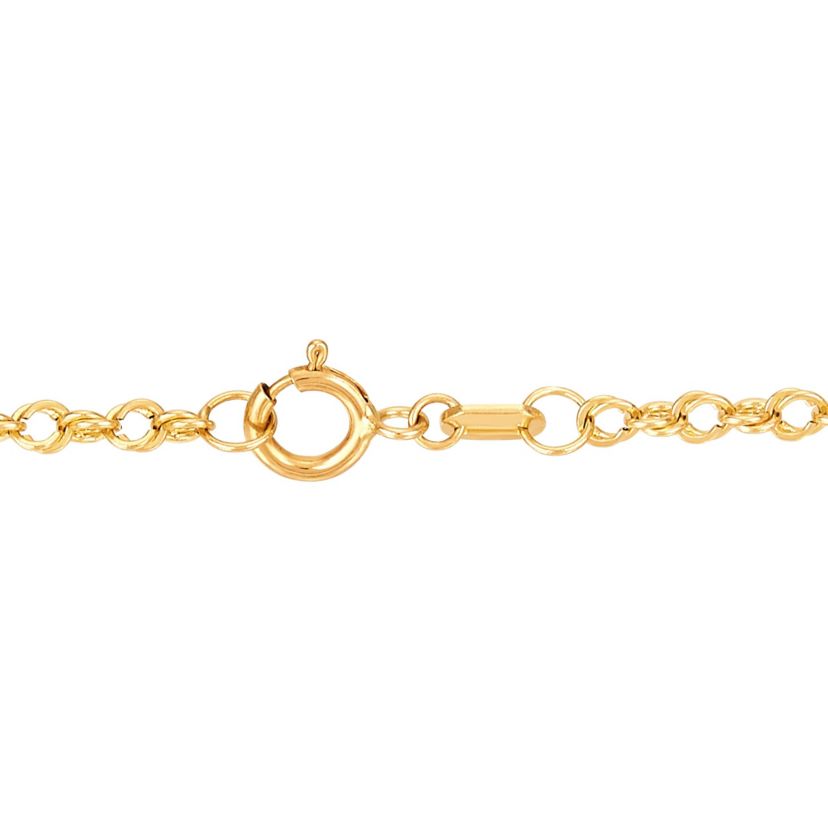 14K Yellow Gold .16mm Cable Chain