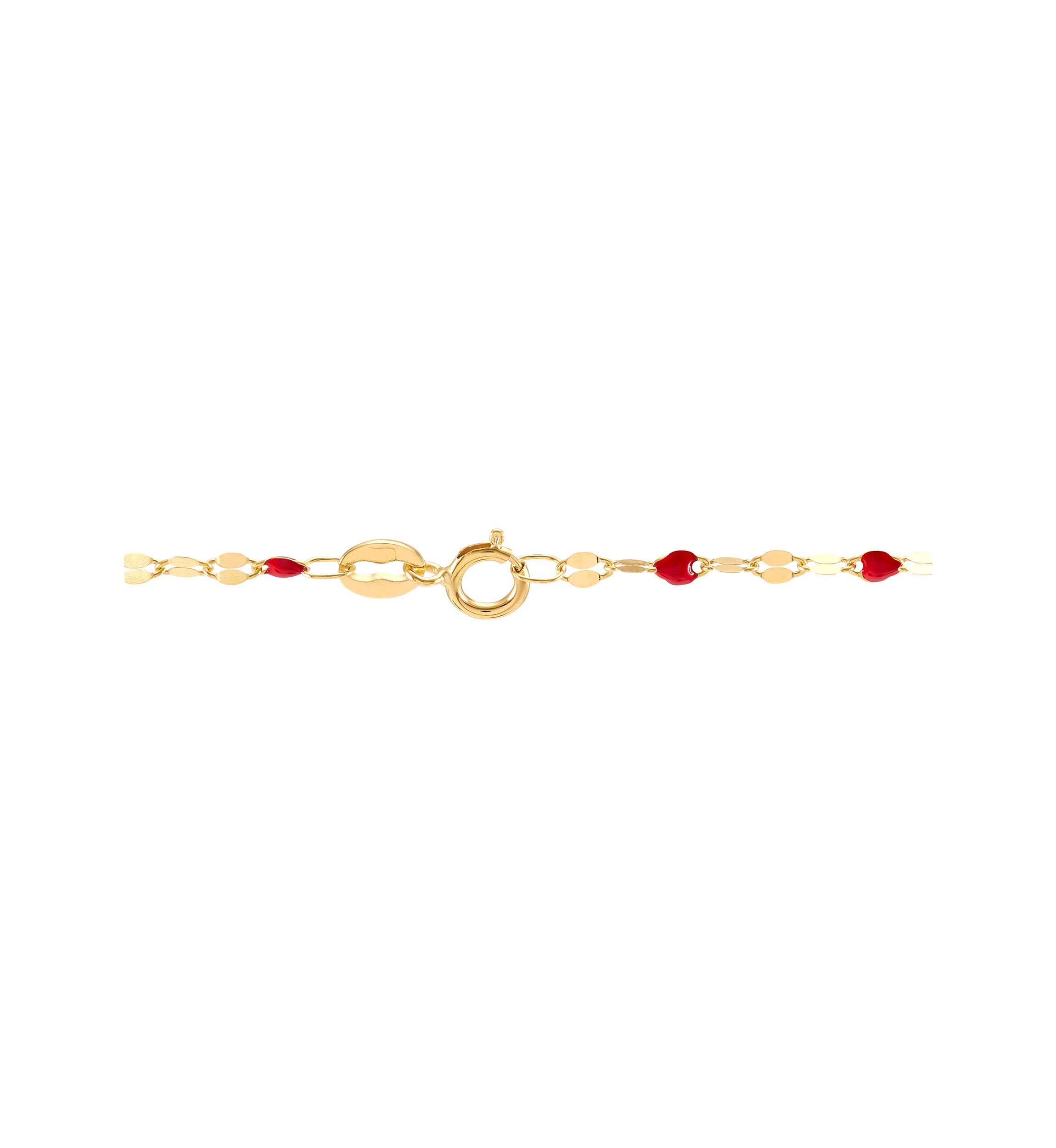 Solid Mirror Valentino Chain in 14K Yellow Gold