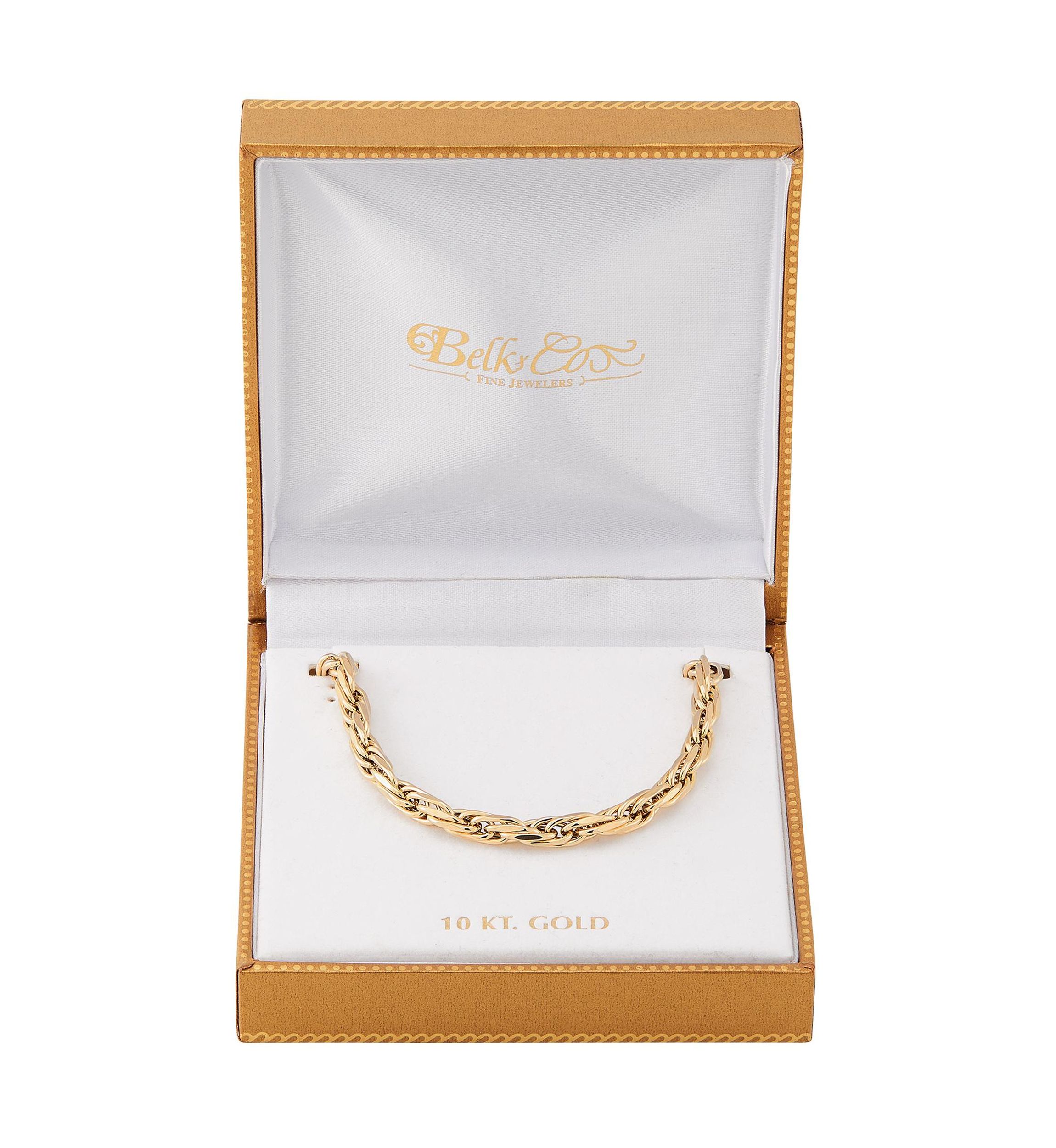 Hollow Intertwined Links Chain Necklace in 14K Yellow Gold