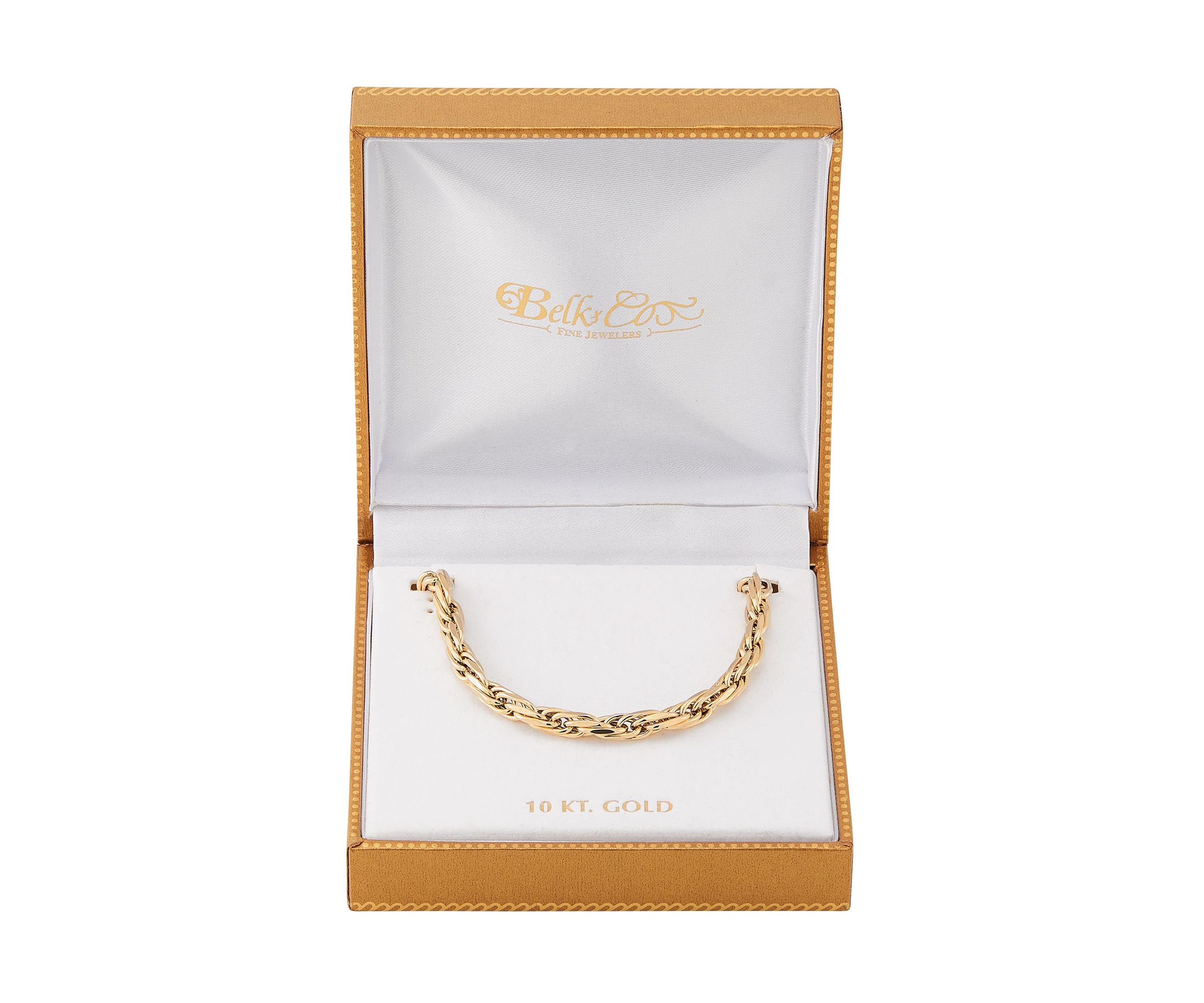 Hollow Intertwined Links Chain Necklace in 14K Yellow Gold