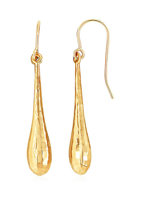 Belk & Co. 14k Yellow Gold Teardrop Earrings