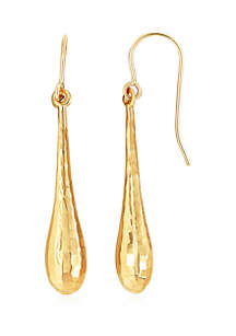 Belk & Co. 14k Yellow Gold Teardrop Earrings | belk