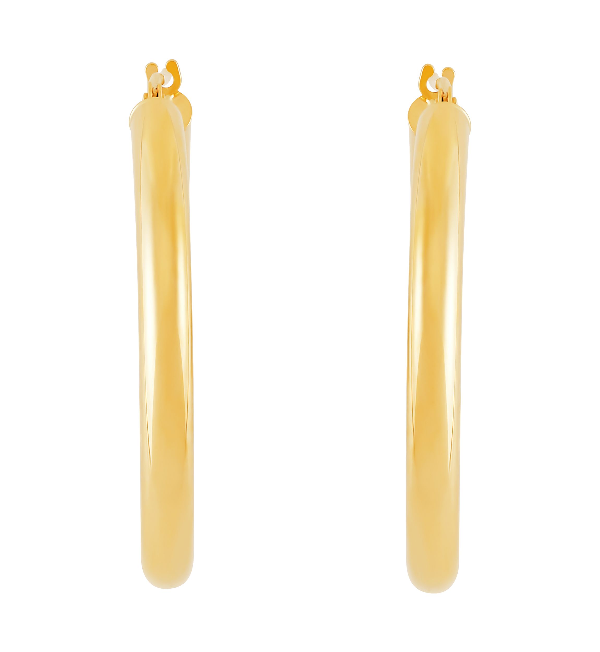 Hoop Earrings in 14K Yellow Gold