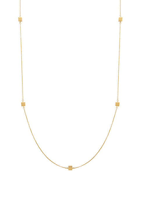 Belk & Co. Dice Chain Necklace in 14k