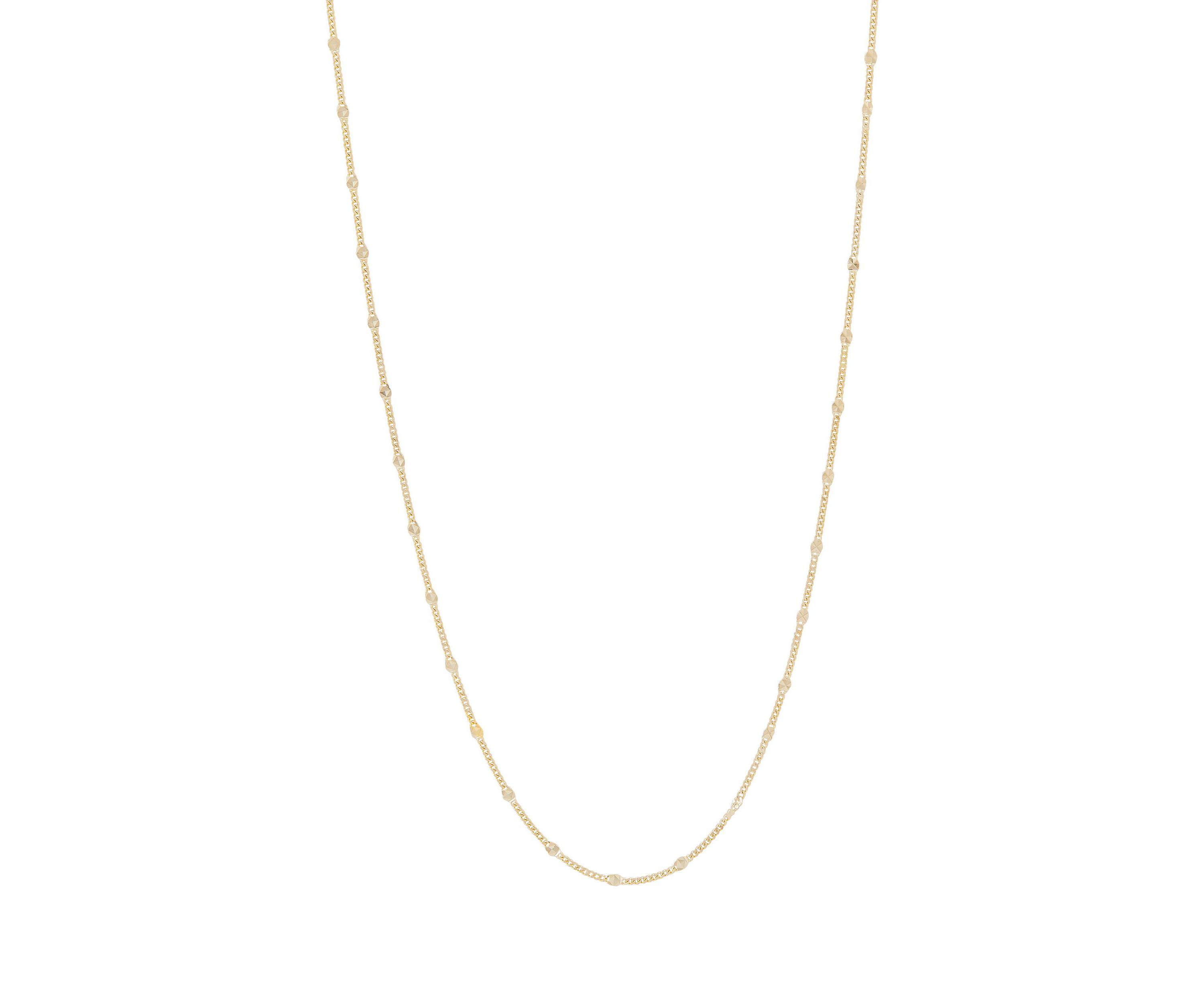 14K Yellow Gold 1.8mm Curb Chain