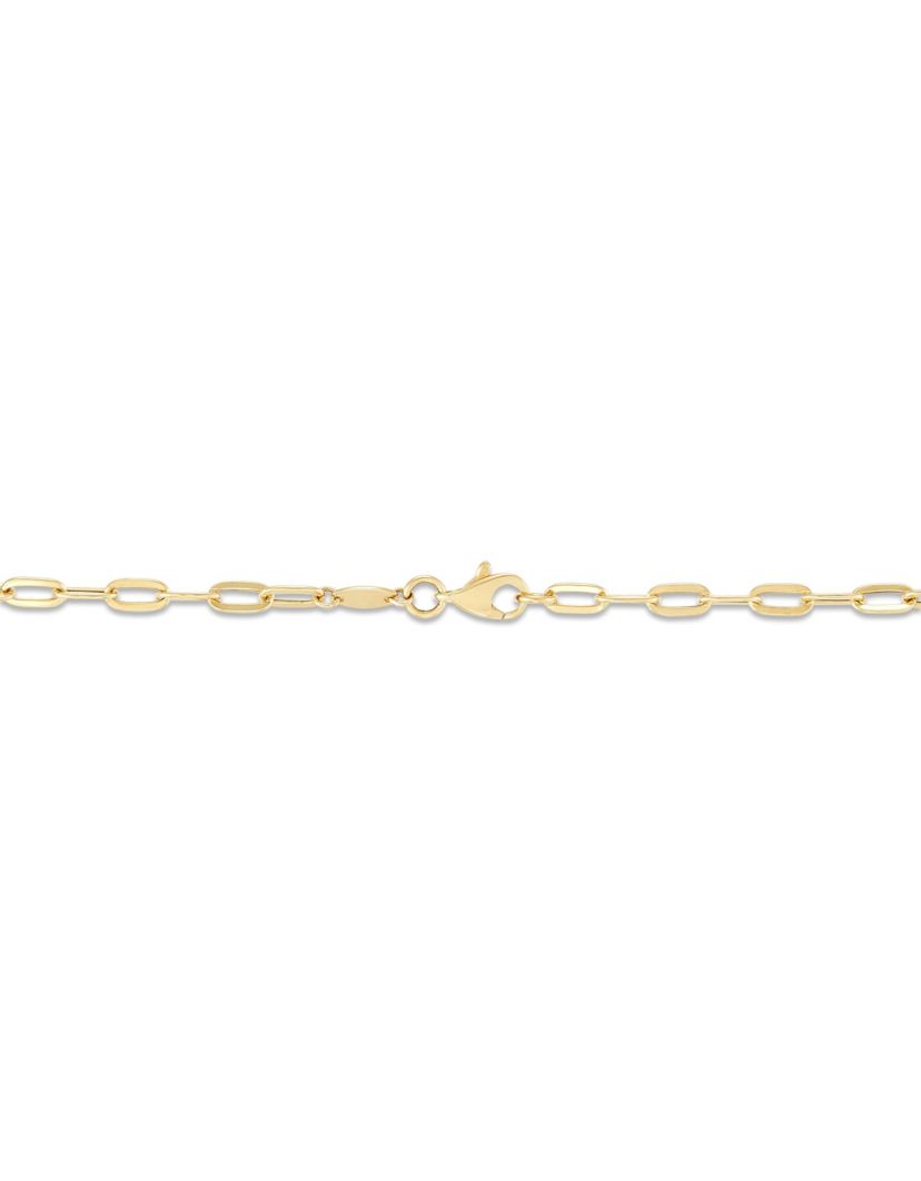 14K Yellow Gold Dangle Heart and Star Necklace