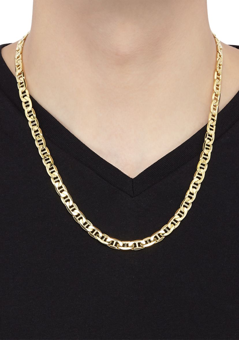 10k Yellow Gold Link Chain Necklace