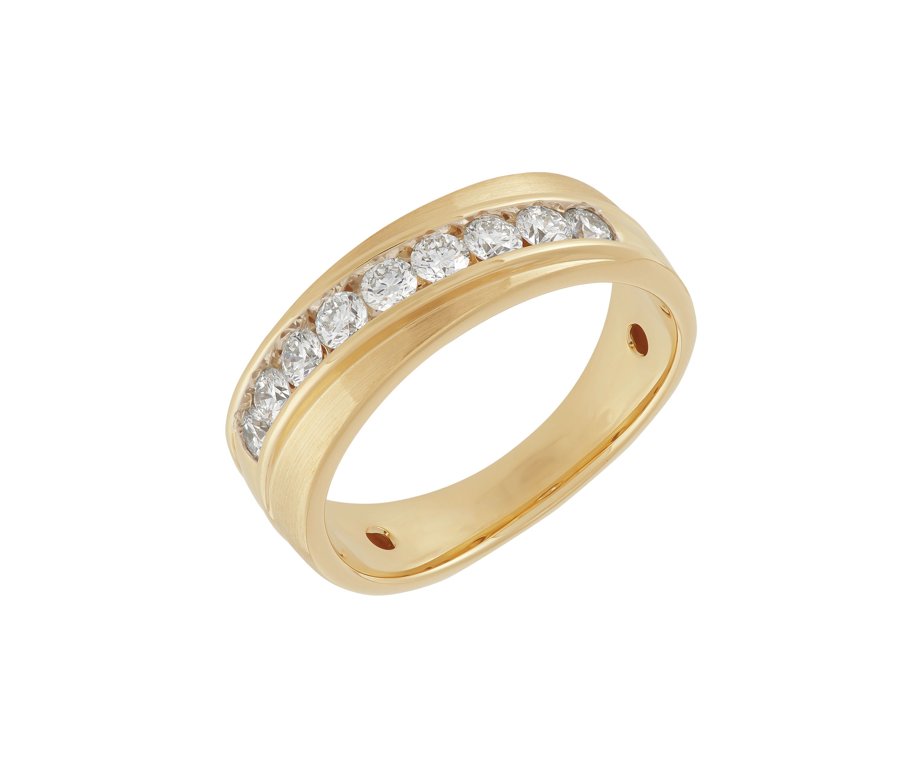  3/4 ct. t.w. Diamond Gents Ring in 10K Yellow Gold