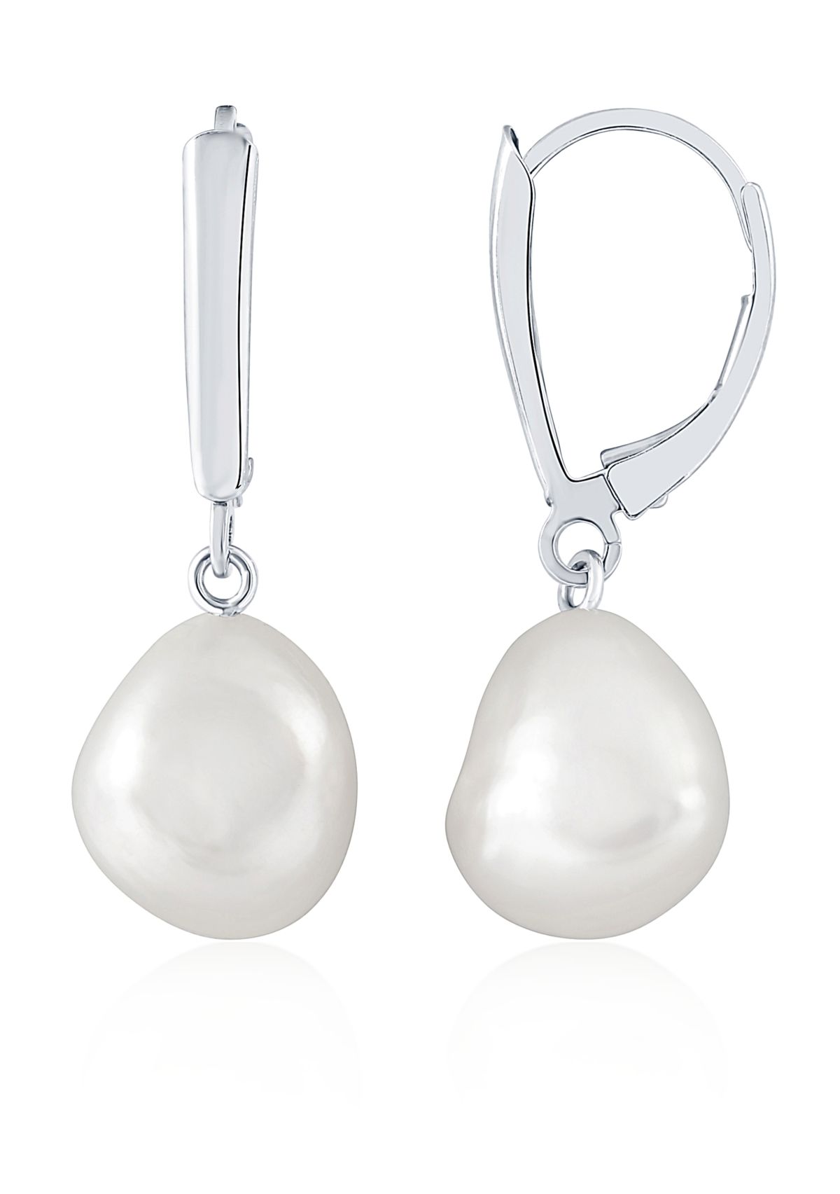 Freshwater Pearl Earrings in Sterling Silver