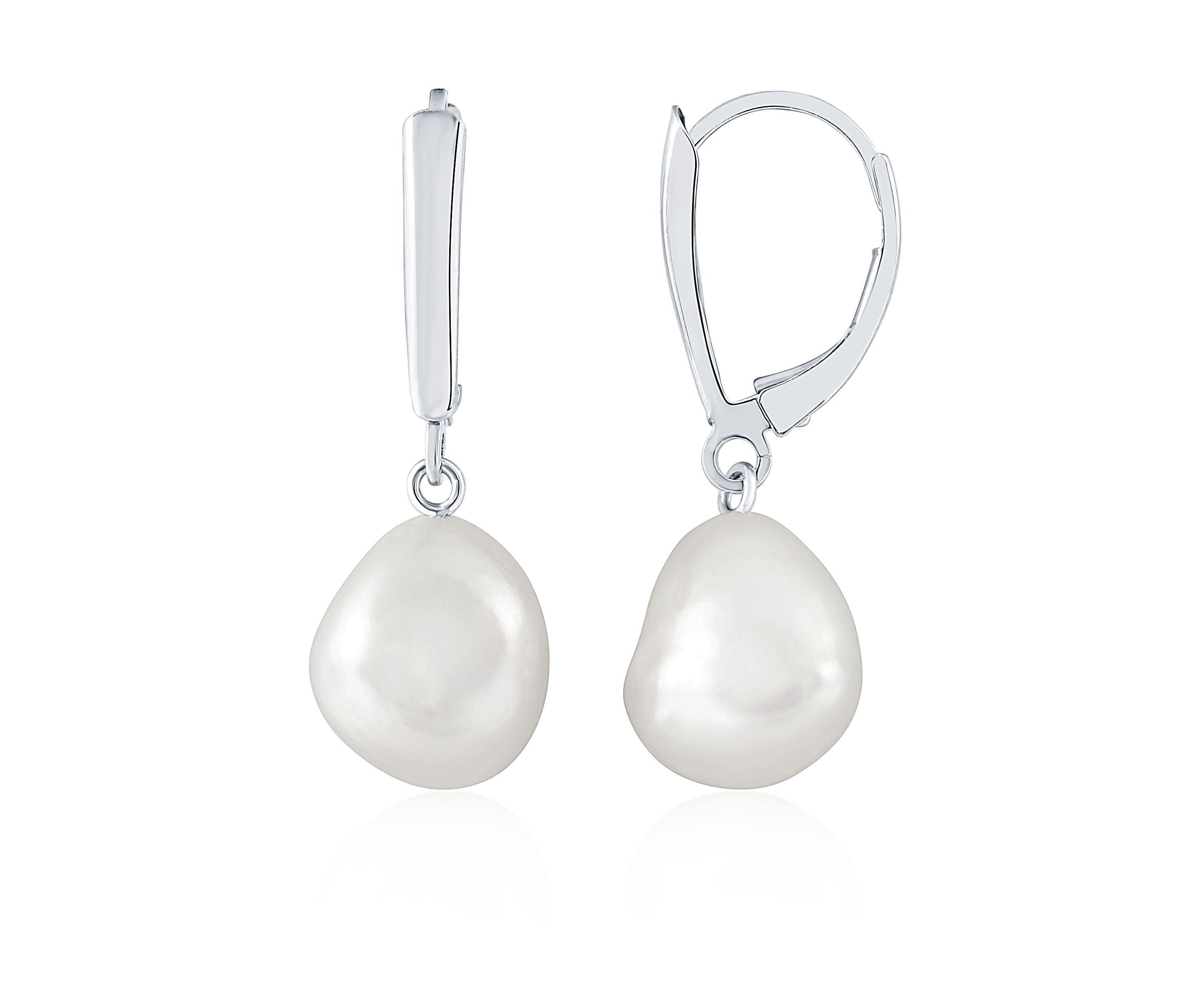 Freshwater Pearl Earrings in Sterling Silver