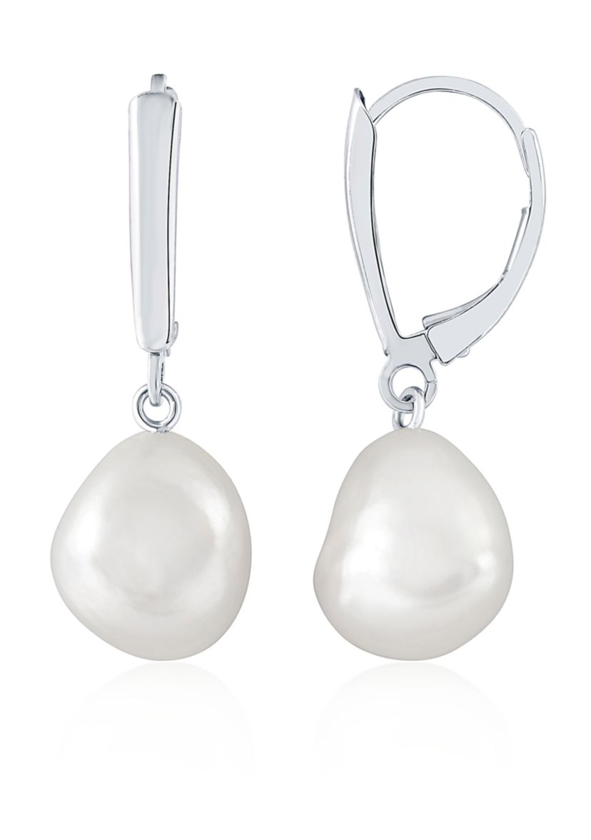 Freshwater Pearl Earrings in Sterling Silver