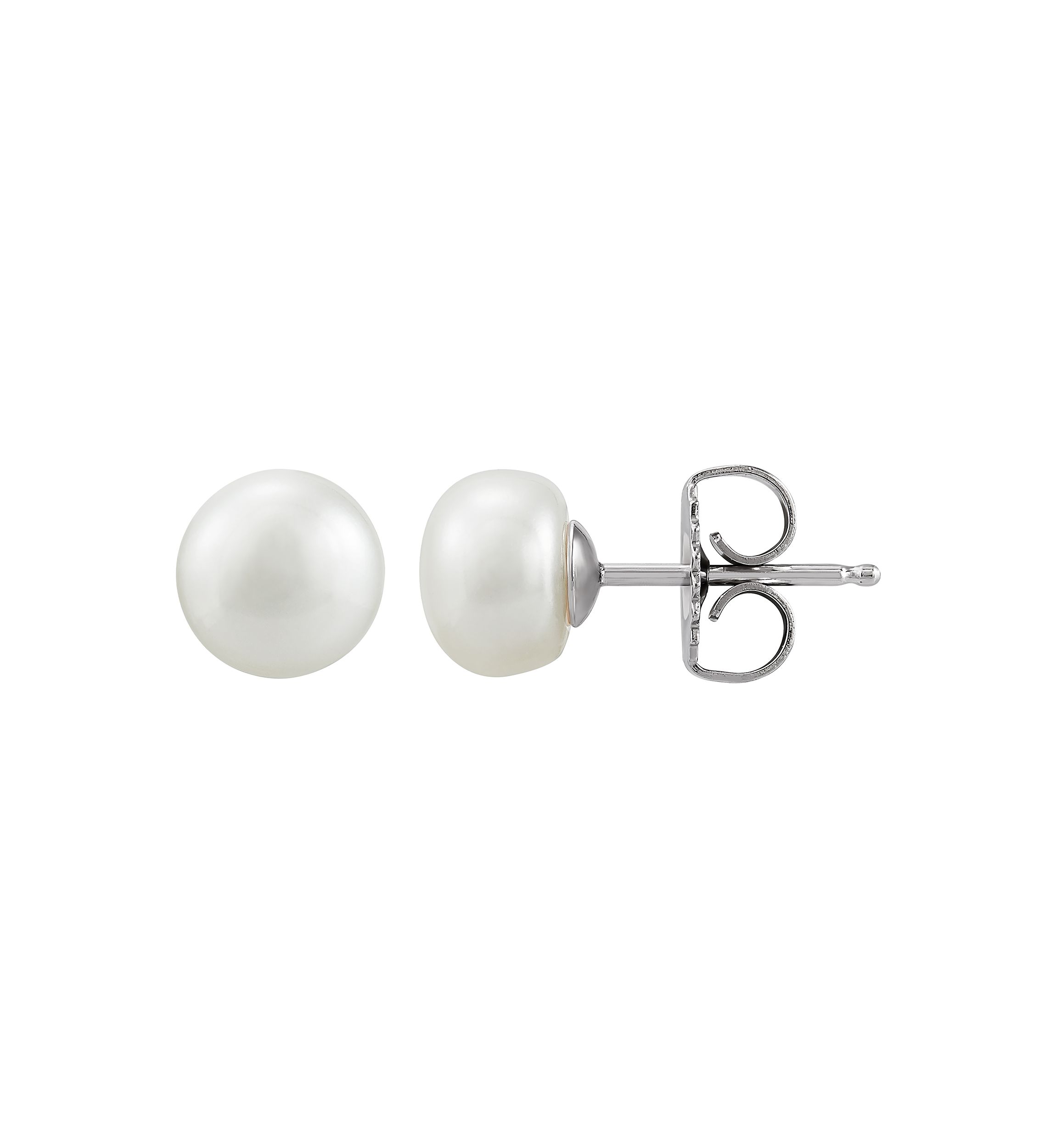 12 ct. t.w. Freshwater Pearl Earrings Set in Sterling Silver