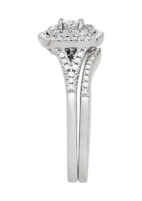 3/8 ct. t.w. Diamond Bridal Ring Set 10K White Gold