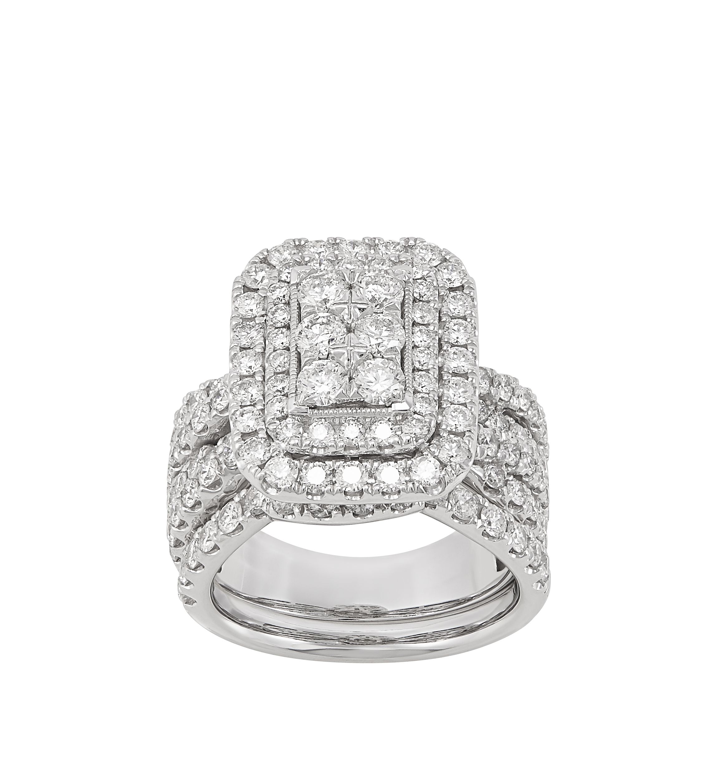 My Forever 3 ct. t.w. Diamond Composite Bridal Set in 10k White Gold  