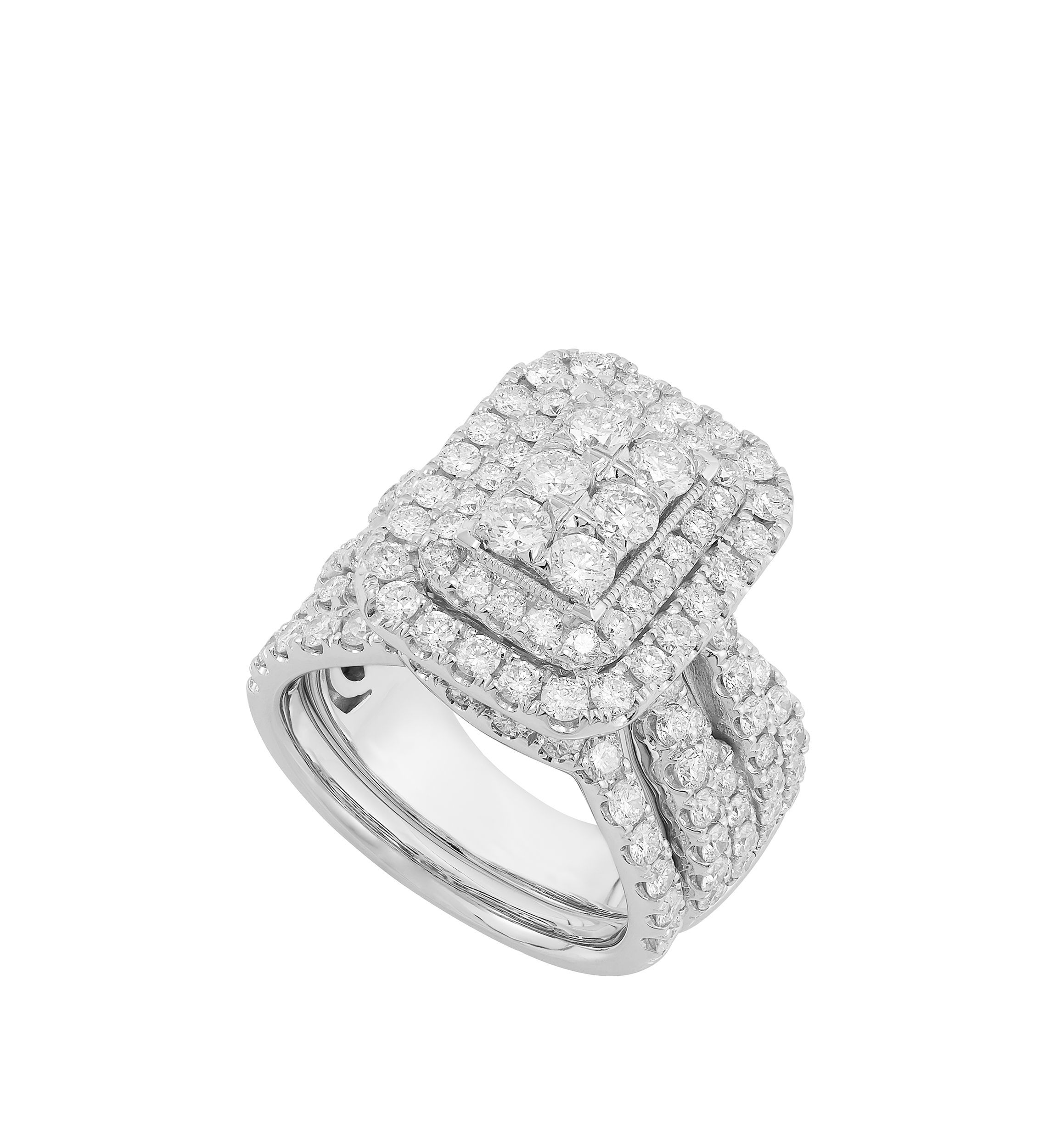 My Forever 3 ct. t.w. Diamond Composite Bridal Set in 10k White Gold  