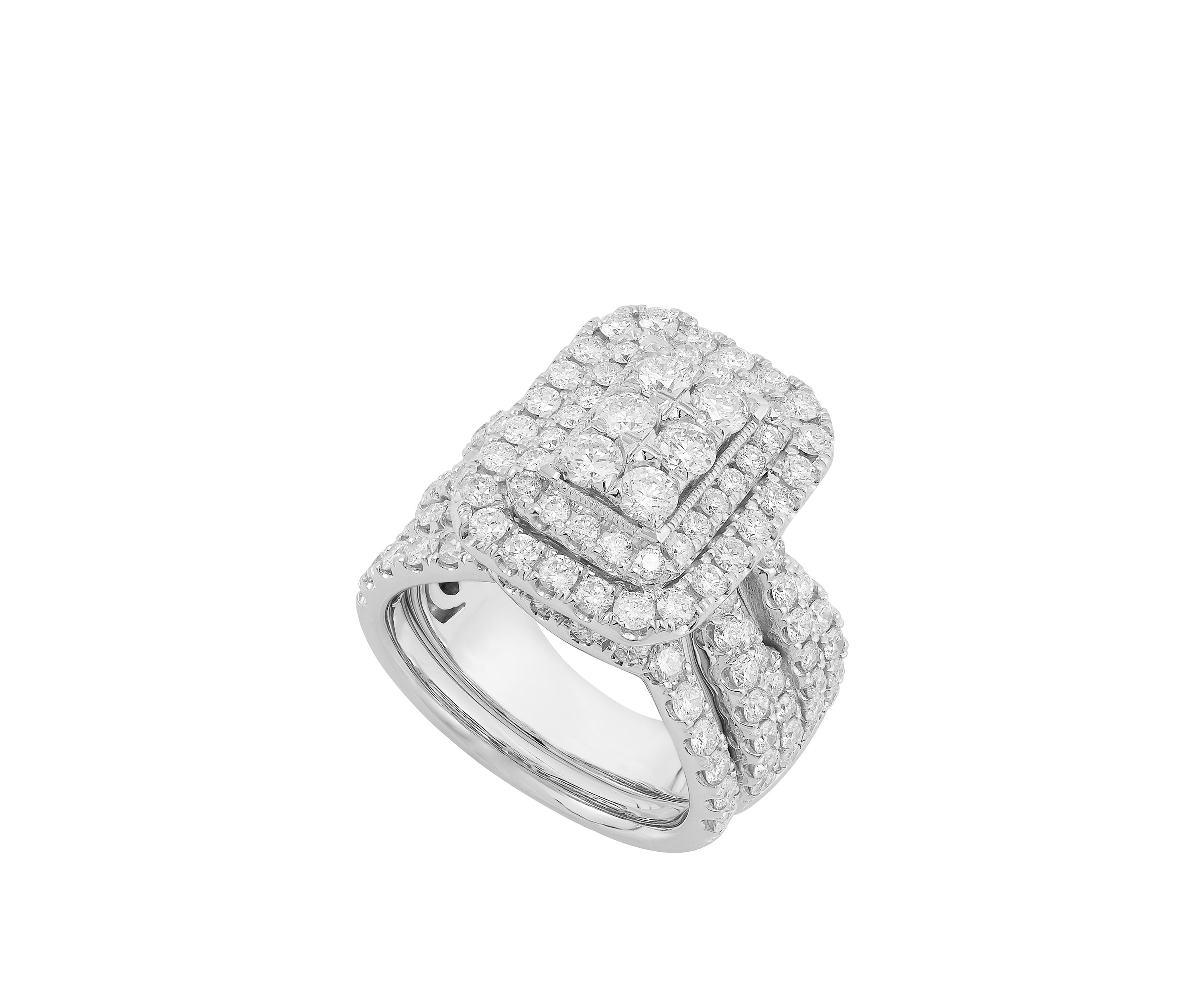 My Forever 3 ct. t.w. Diamond Composite Bridal Set in 10k White Gold  