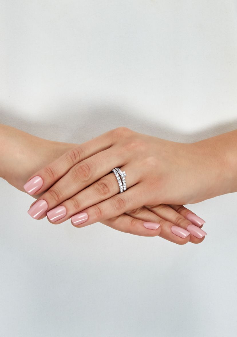 My Forever 1 ct. t.w. Round Diamond Bridal Ring Set in 14k White Gold 