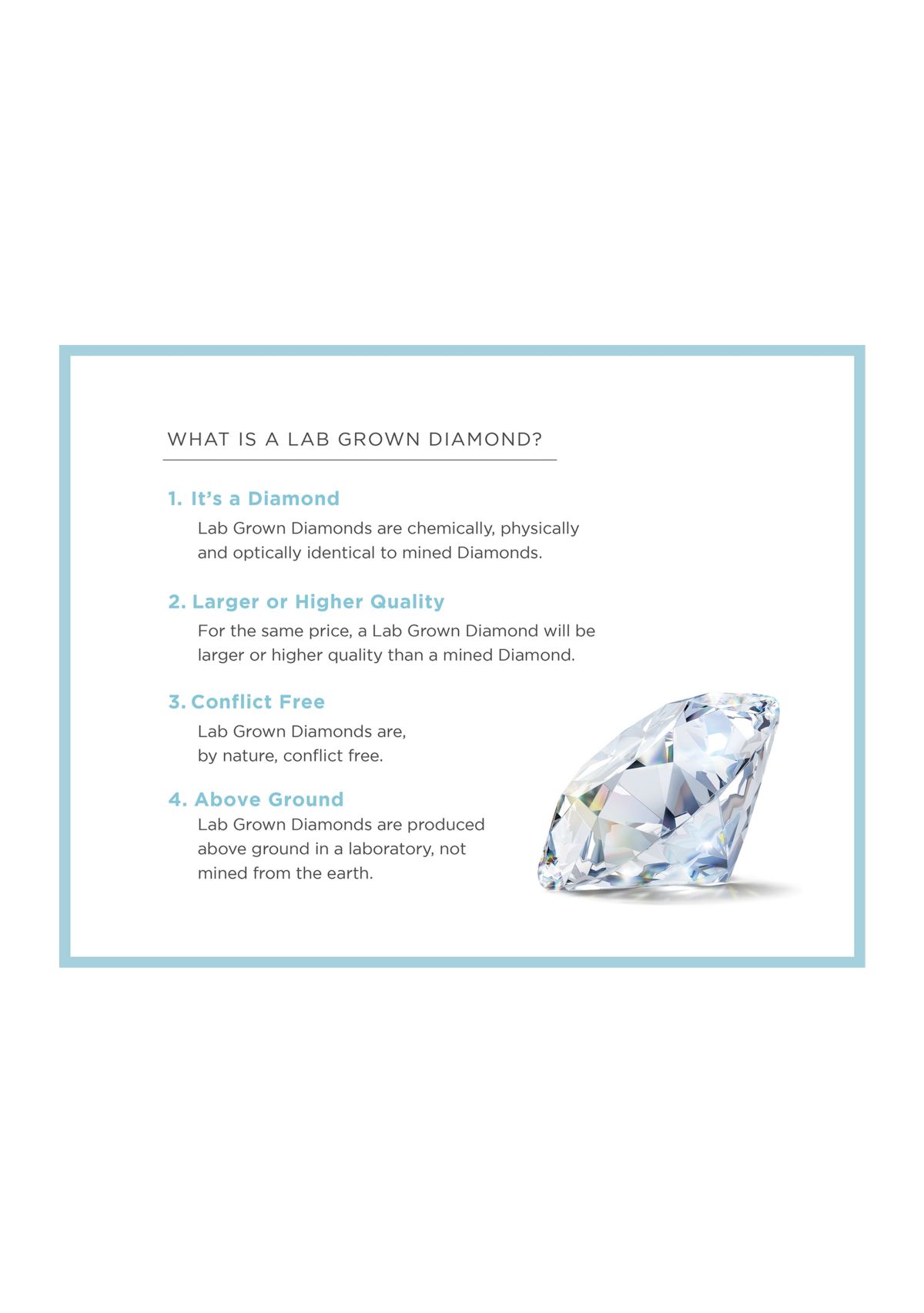 1 ct. t.w. Lab Created Diamond Bridal Ring in 14K White Gold