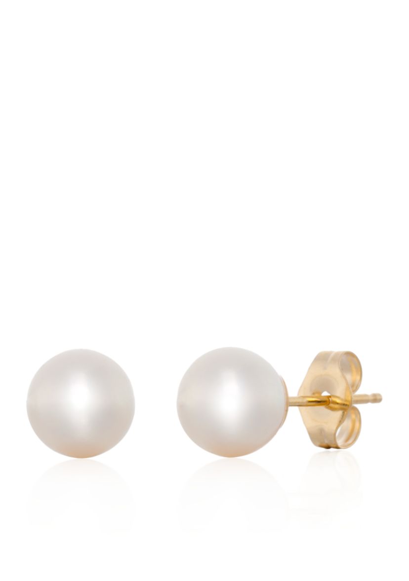 Freshwater Pearl Stud Earrings