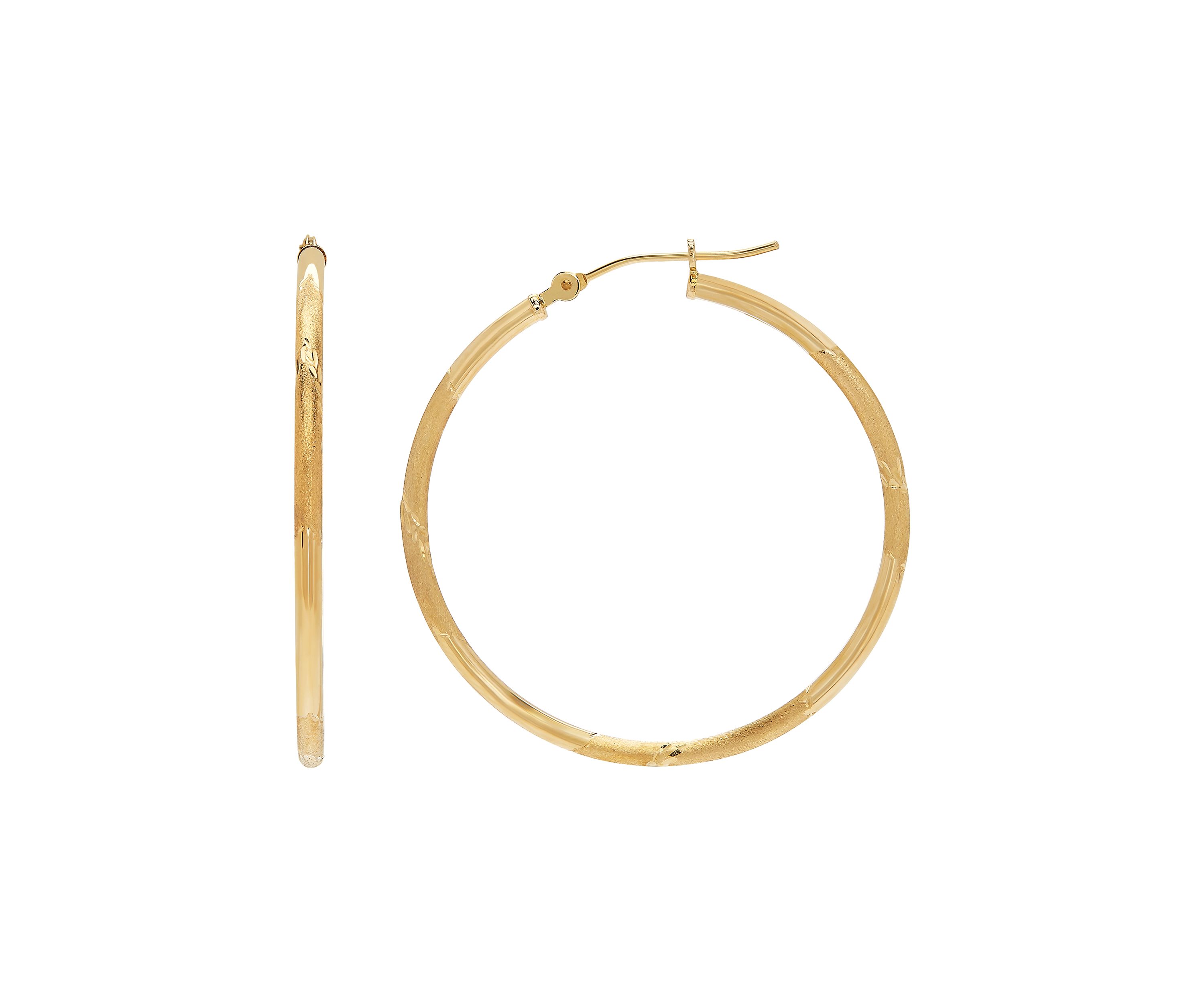 14k Gold Hoop Earrings