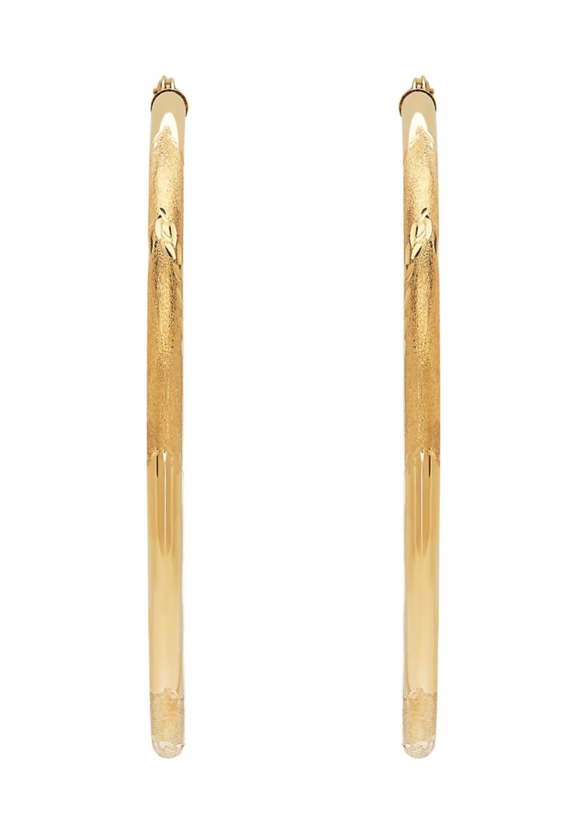 14k Gold Hoop Earrings