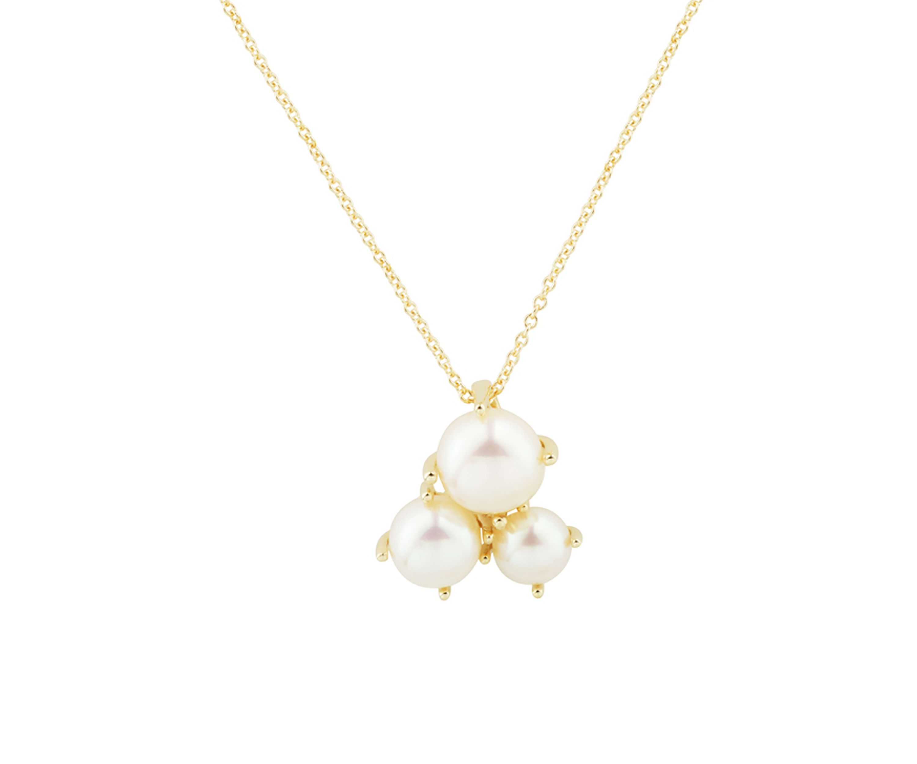 6-8.5 Millimeter Pearl Pendant with 18" Box Chain in 10K Yellow Gold