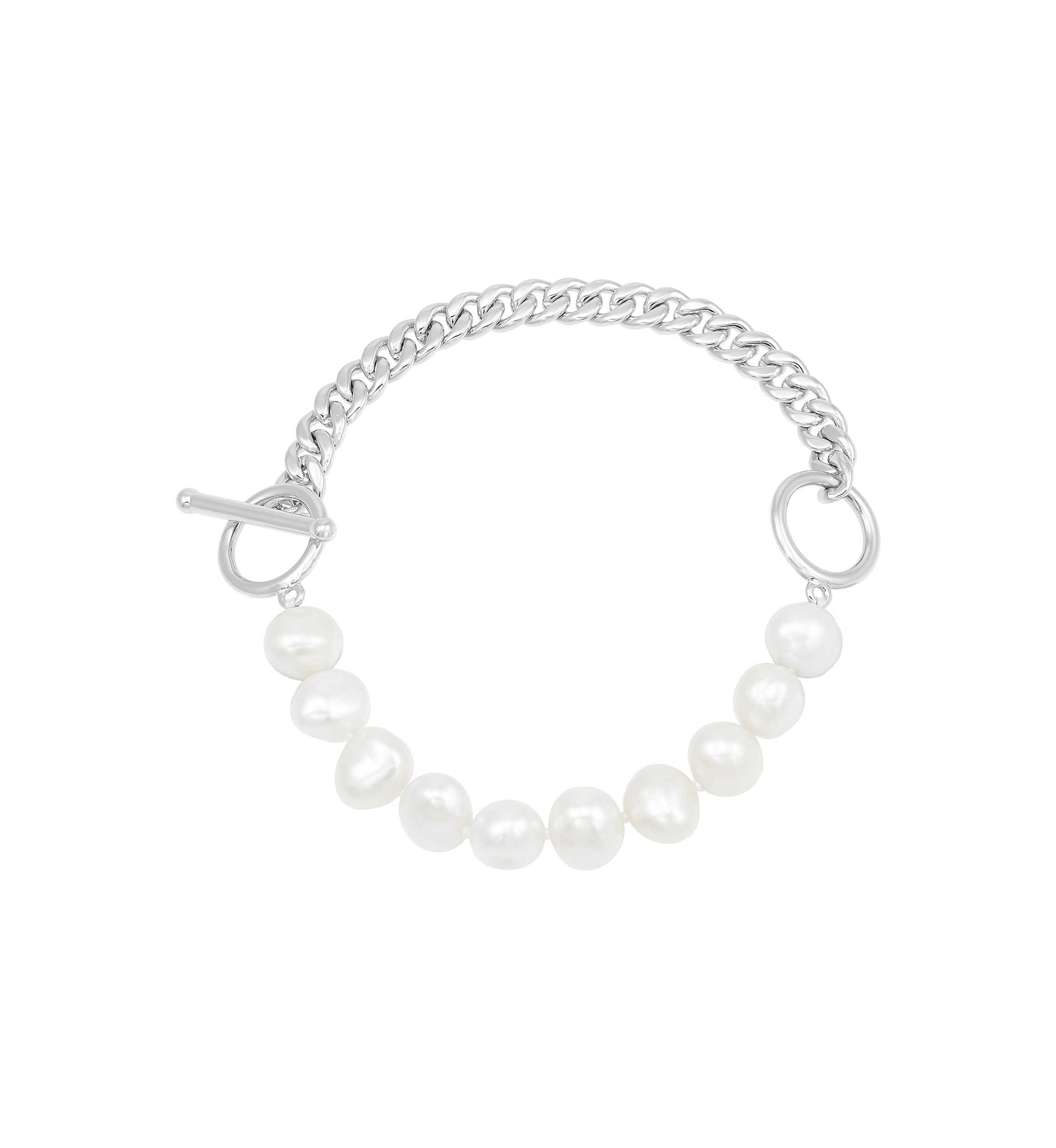 Pearl Bracelet in Sterling Silver