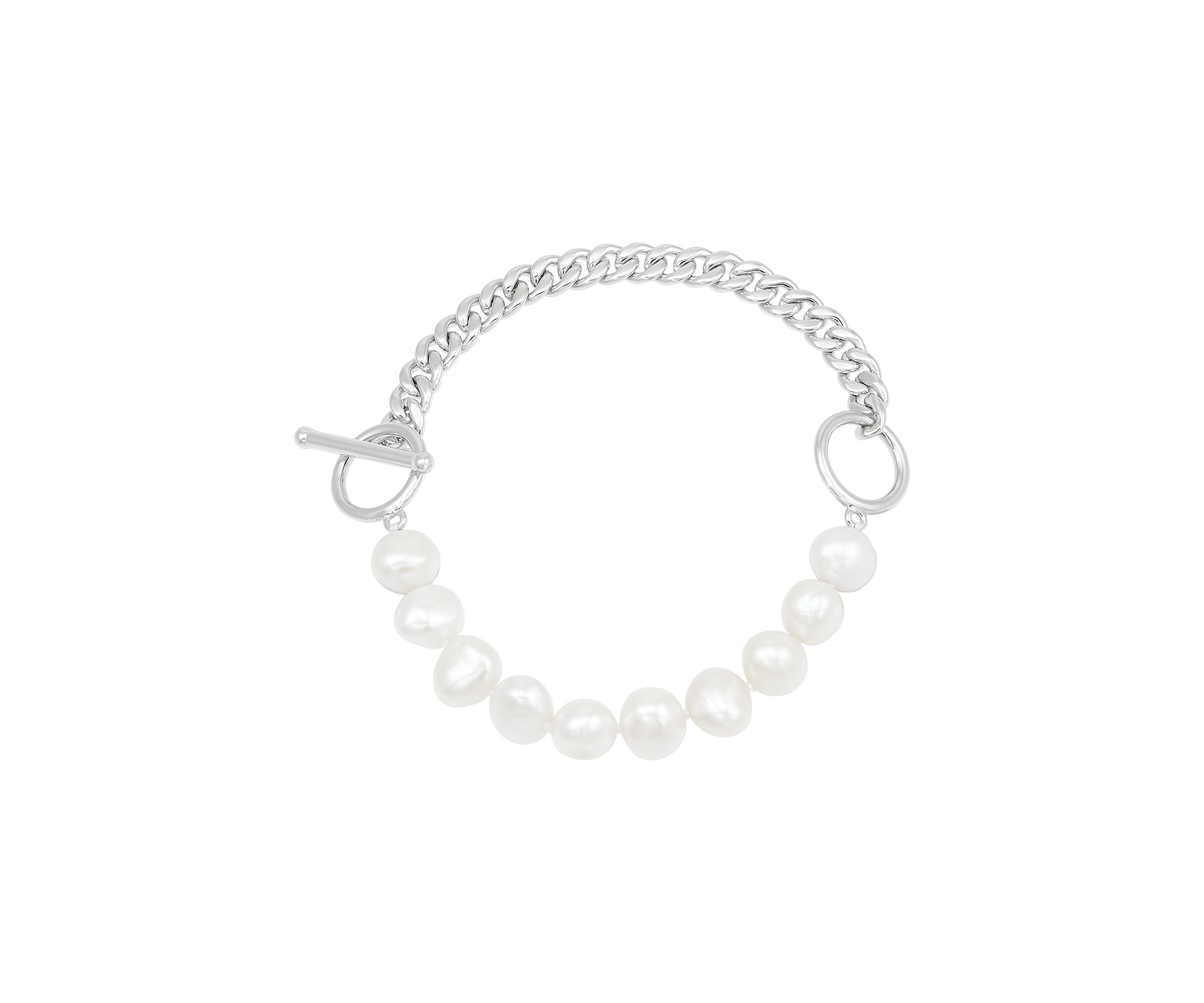 Pearl Bracelet in Sterling Silver