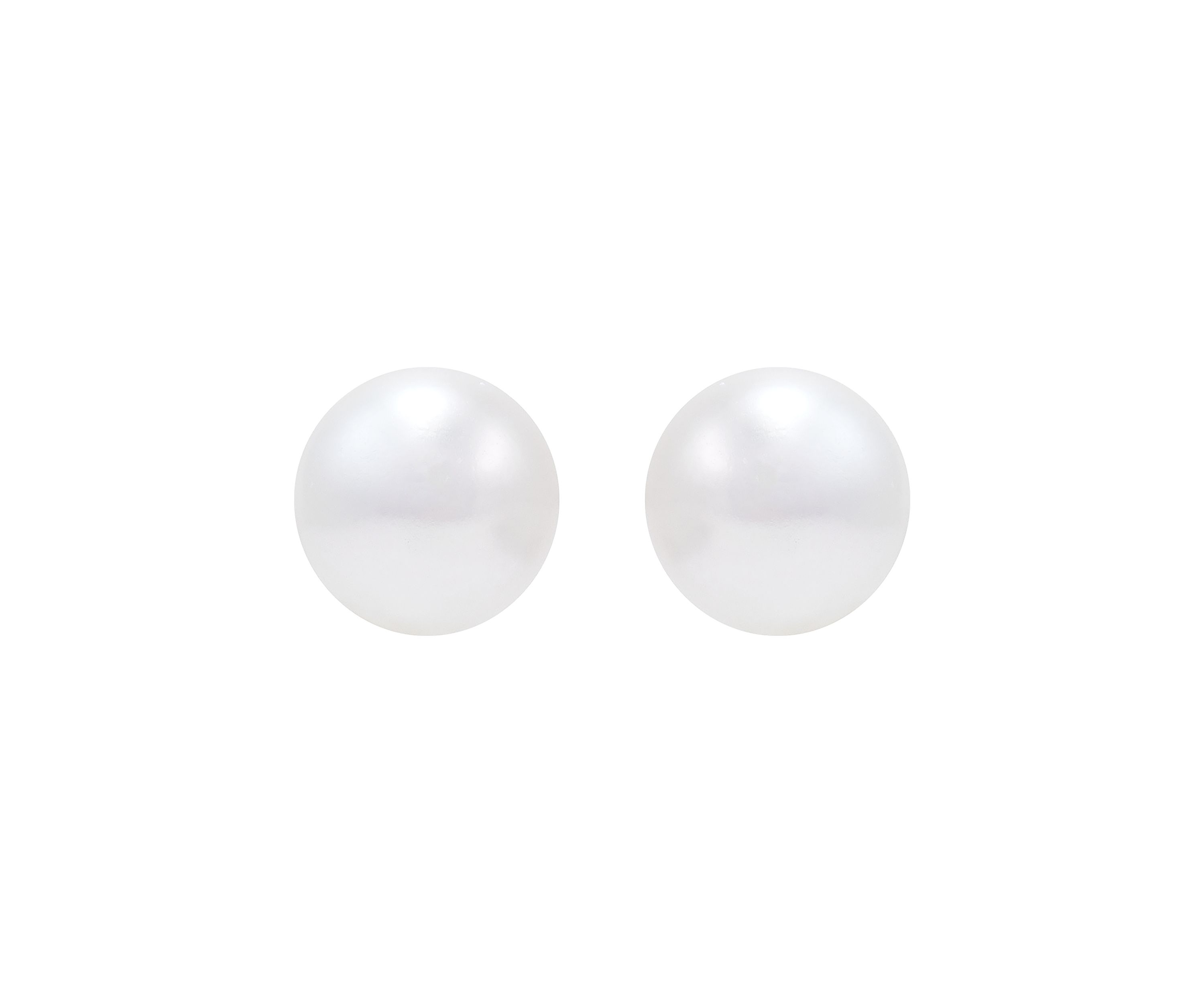 Freshwater Pearl Earrings, Necklace and Bracelet Set in Sterling Silver