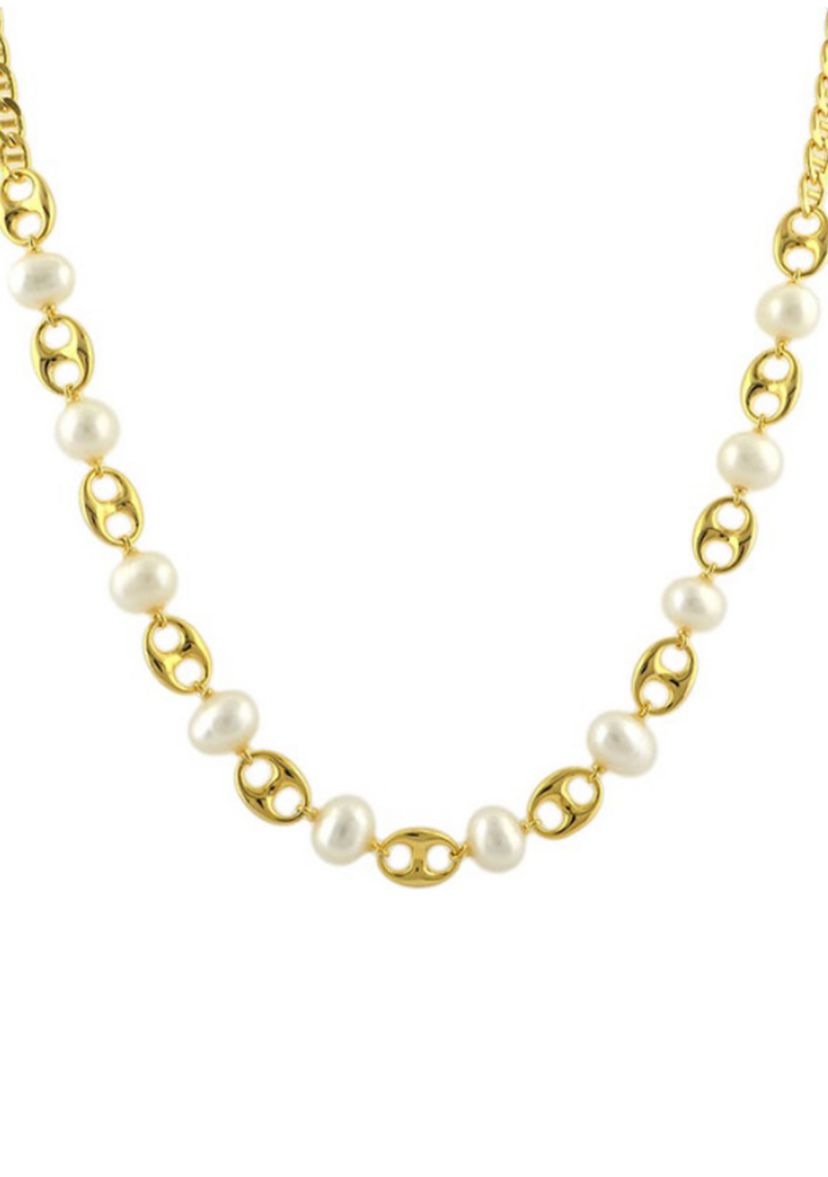 Freshwater Pearl Necklace in Sterling Silver